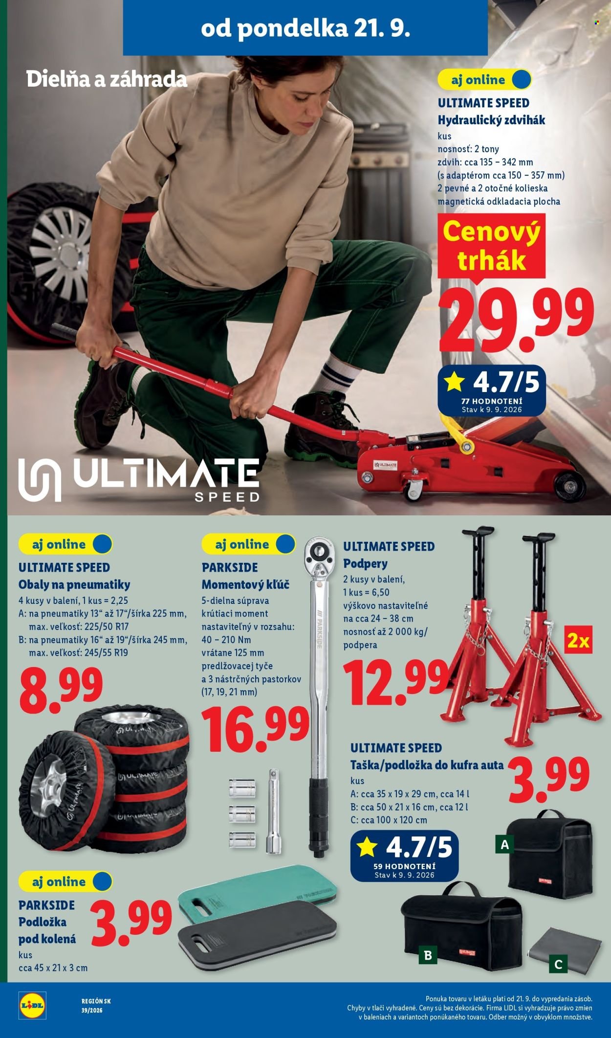 LIDL leták - Od pondelka 21.9.2026