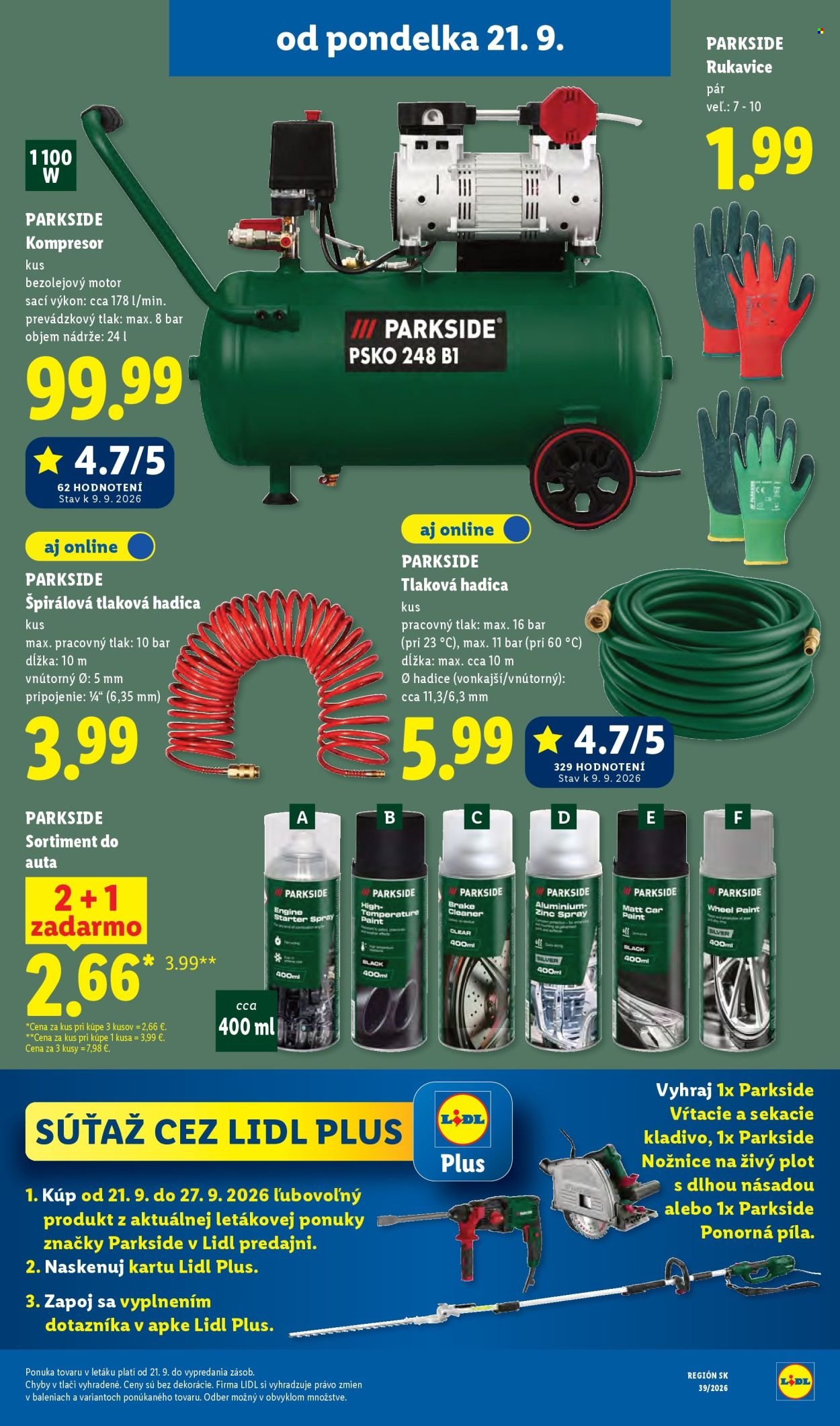 LIDL leták - Od pondelka 21.9.2026