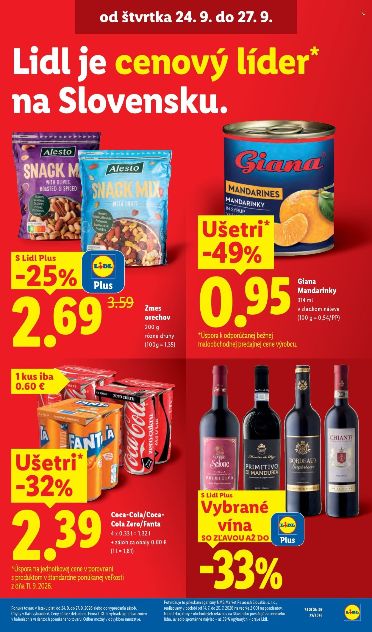 LIDL leták - Od pondelka 21.9.2026