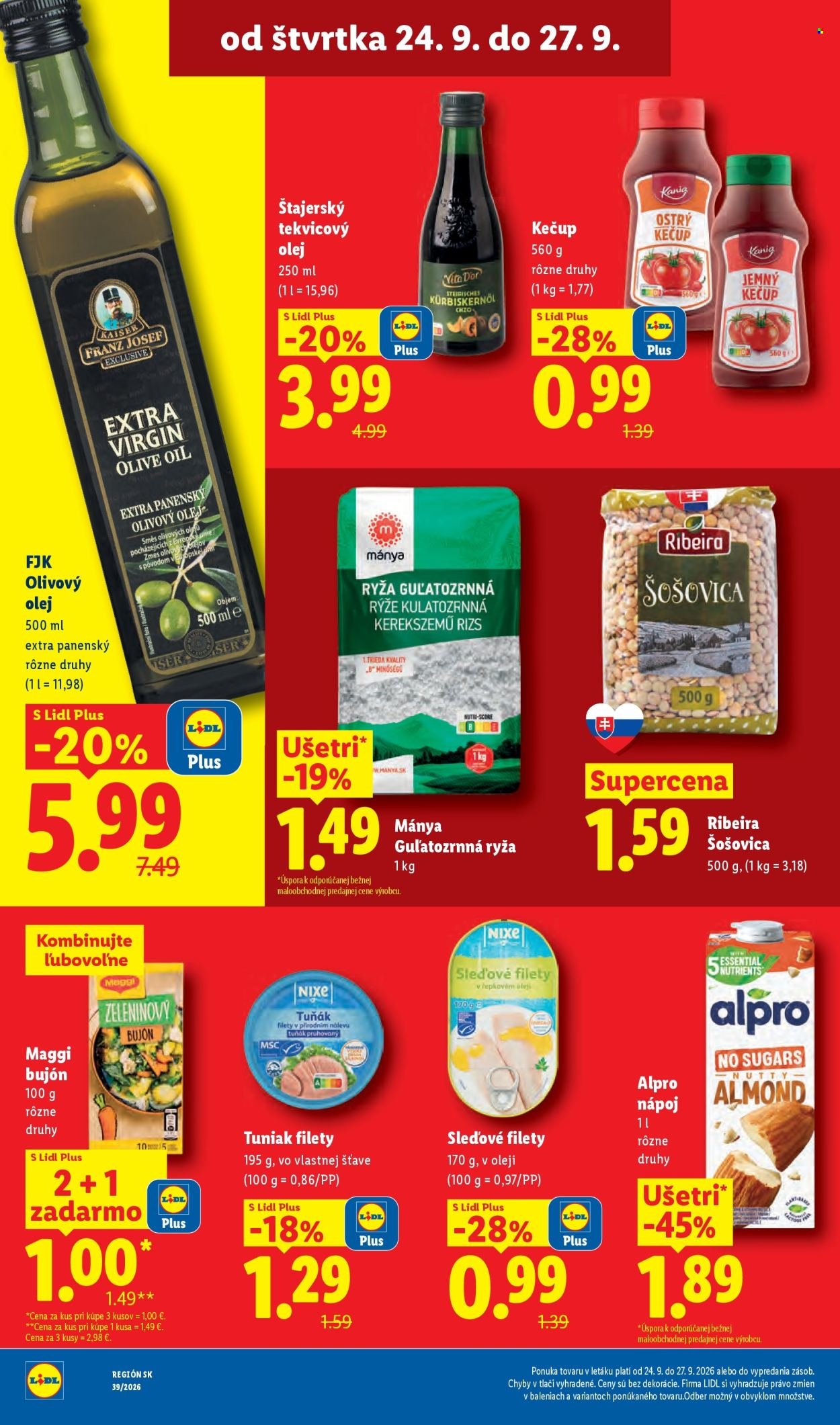 LIDL leták - Od pondelka 21.9.2026