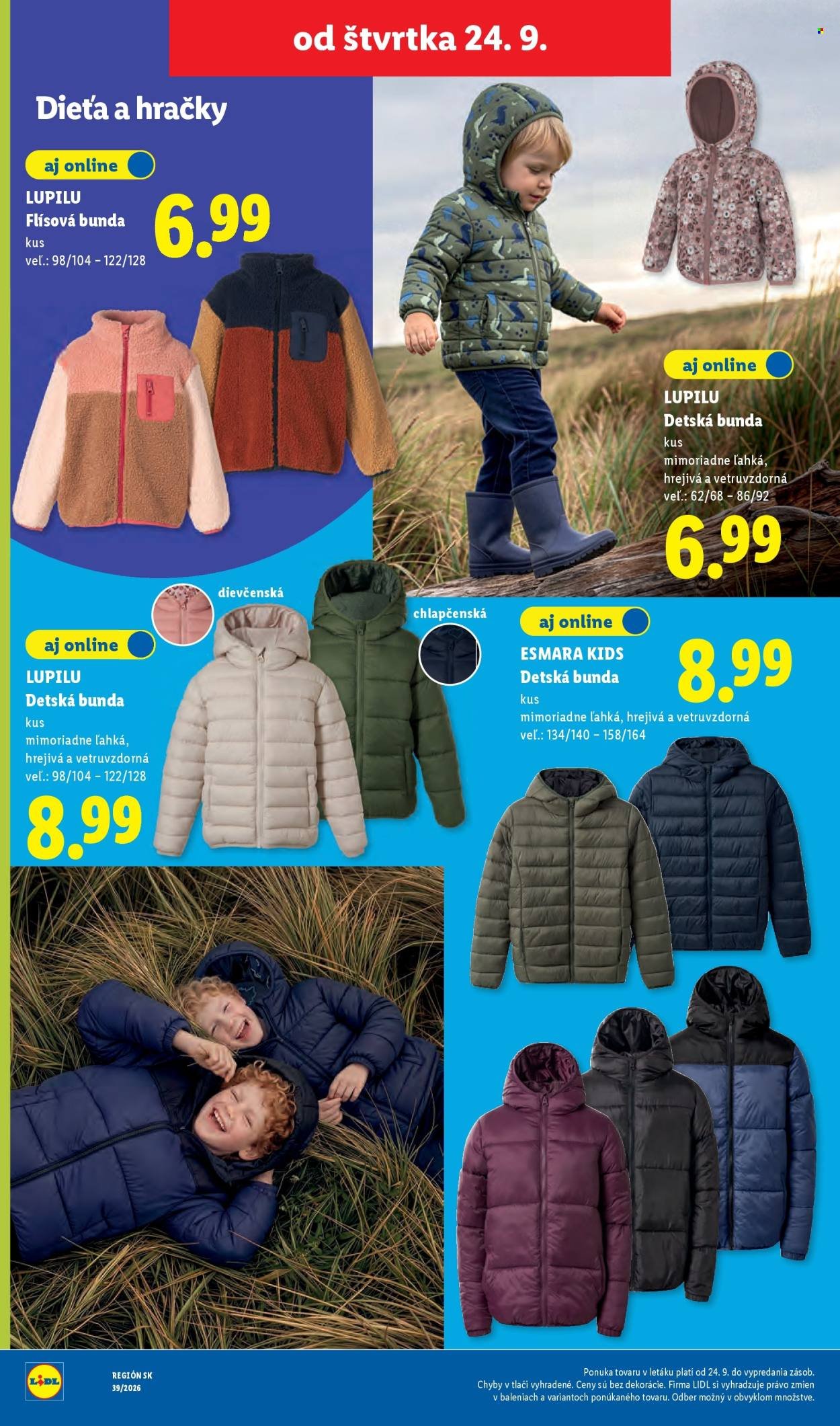 LIDL leták - Od pondelka 21.9.2026