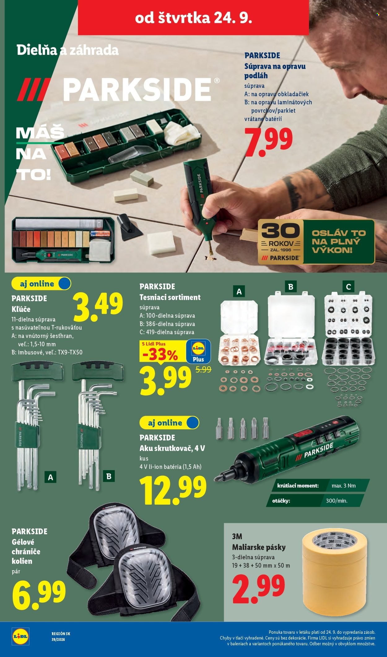 LIDL leták - Od pondelka 21.9.2026