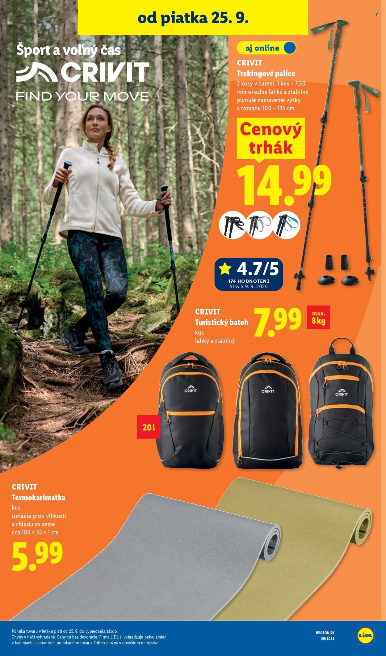 LIDL leták - Od pondelka 21.9.2026