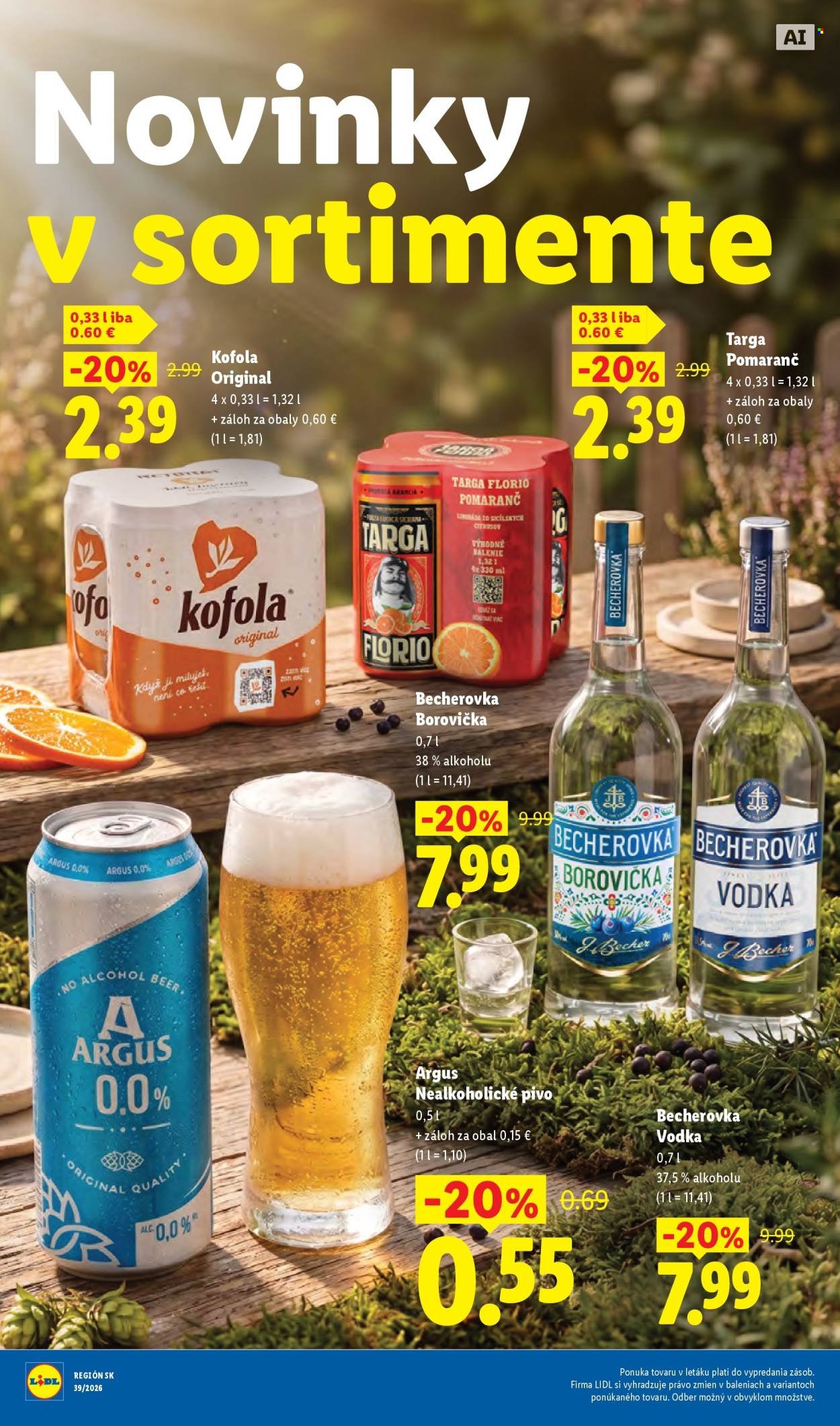 LIDL leták - Od pondelka 21.9.2026