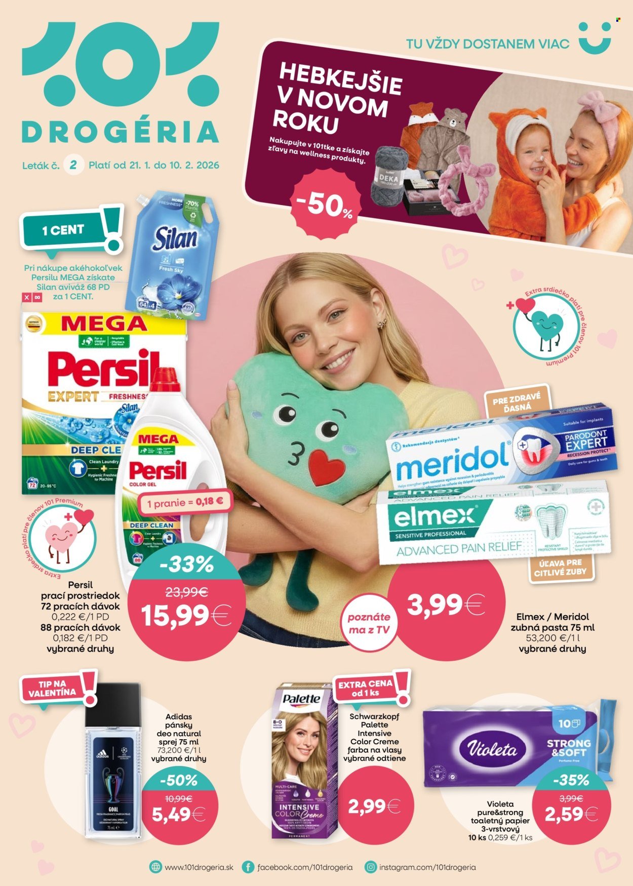 101 DROGERIE leták - Od stredy 21.1.2026 (2026-01-21 - 2026-02-10) | 1