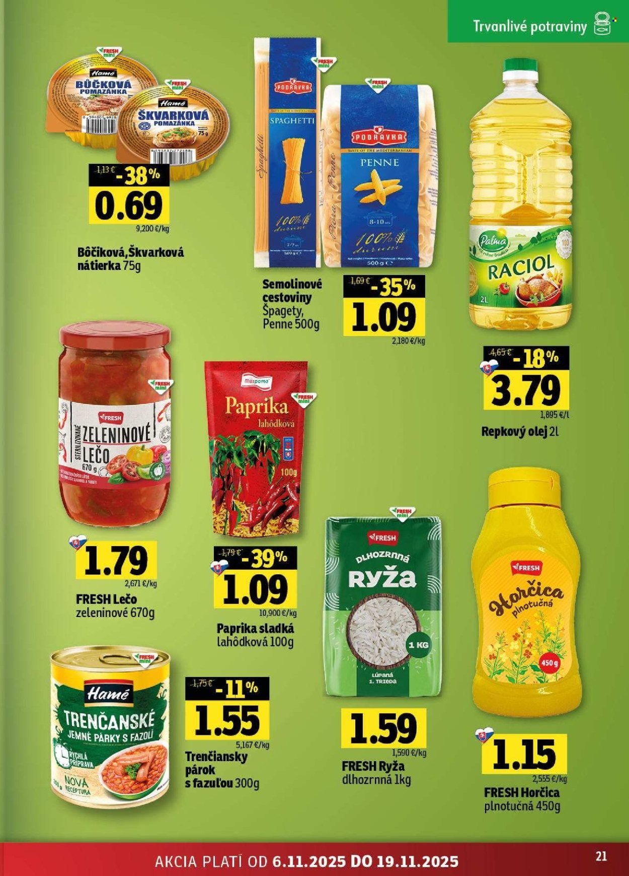 FRESH leták - Stredné a západné Slovensko (2025-11-06 - 2025-11-19) | 21