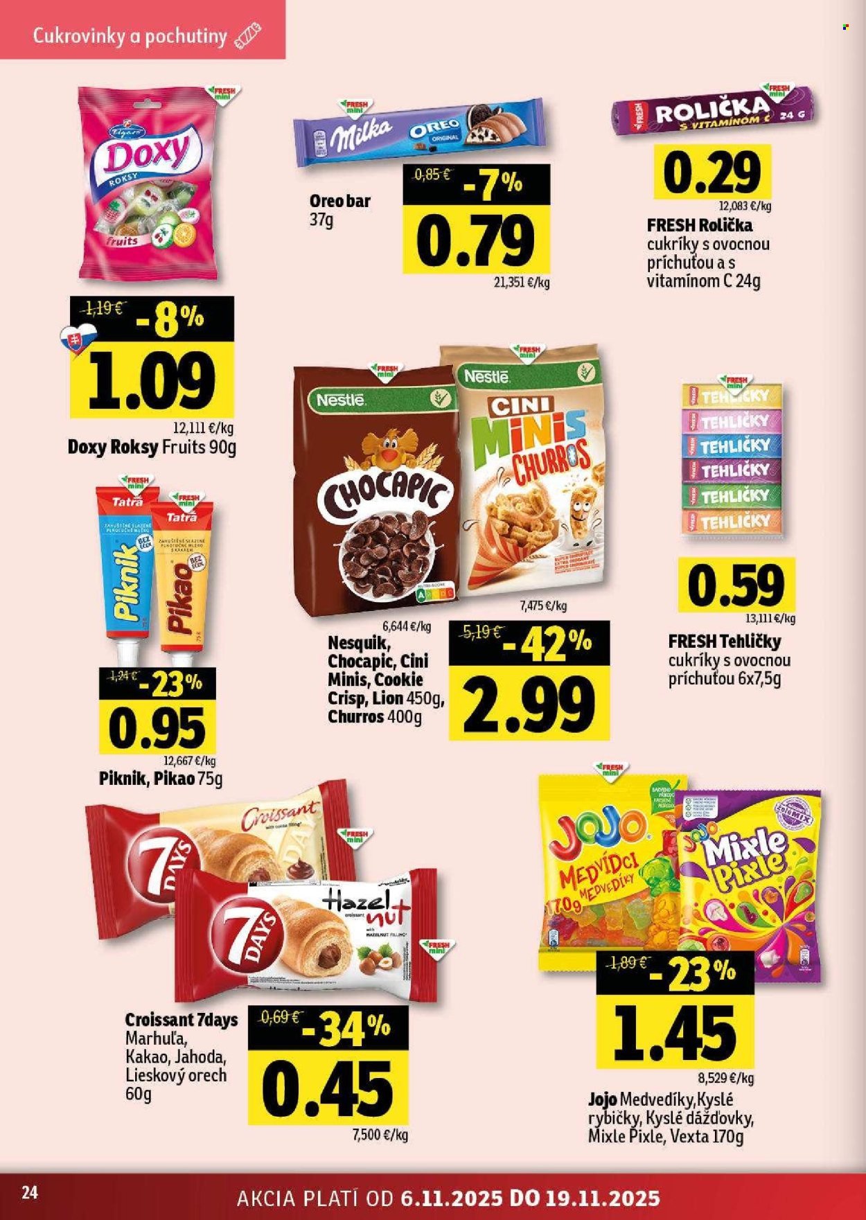 FRESH leták - Stredné a západné Slovensko (2025-11-06 - 2025-11-19) | 24