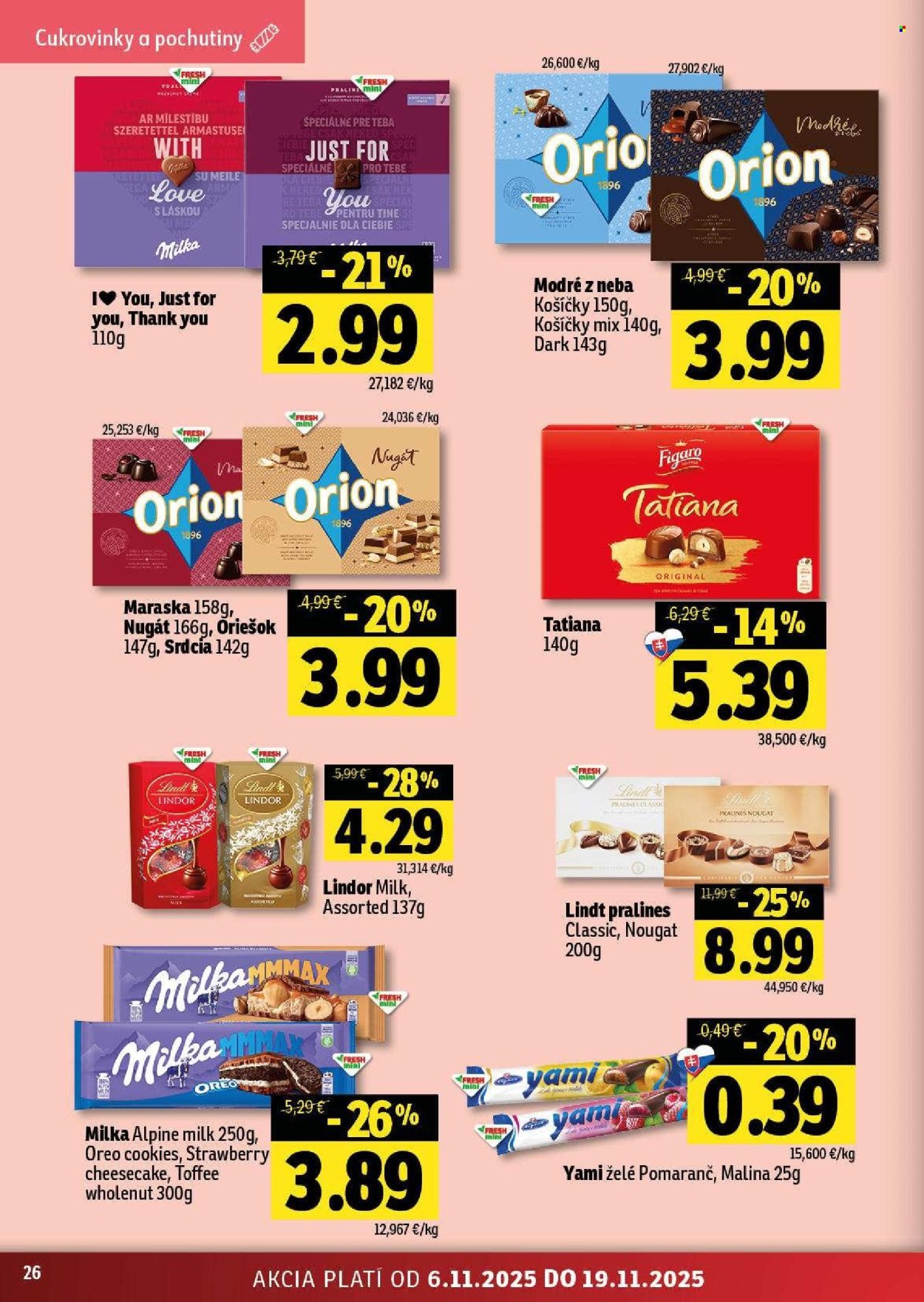 FRESH leták - Stredné a západné Slovensko (2025-11-06 - 2025-11-19) | 26