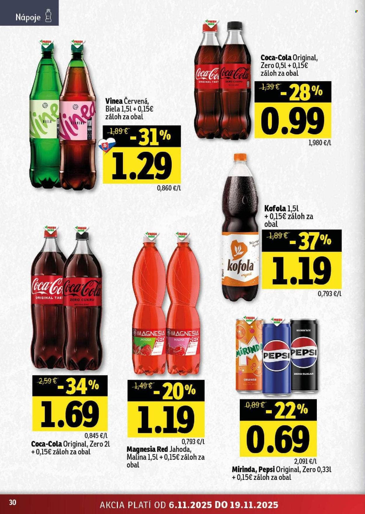 FRESH leták - Stredné a západné Slovensko (2025-11-06 - 2025-11-19) | 30