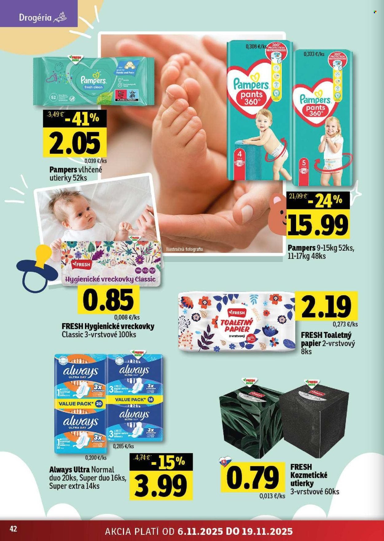 FRESH leták - Stredné a západné Slovensko (2025-11-06 - 2025-11-19) | 42