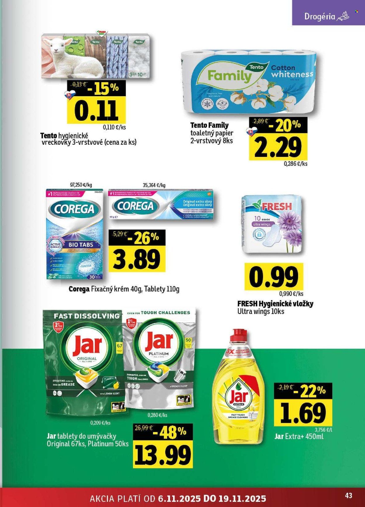 FRESH leták - Stredné a západné Slovensko (2025-11-06 - 2025-11-19) | 43