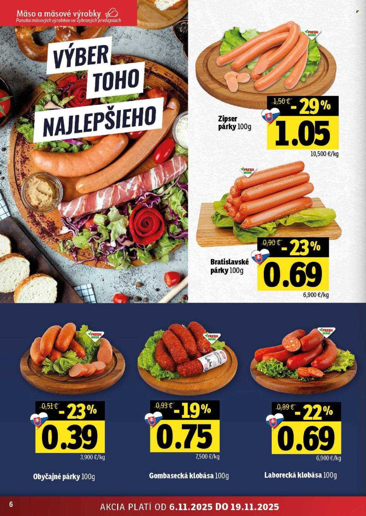 FRESH leták - Stredné a západné Slovensko (2025-11-06 - 2025-11-19) | 6