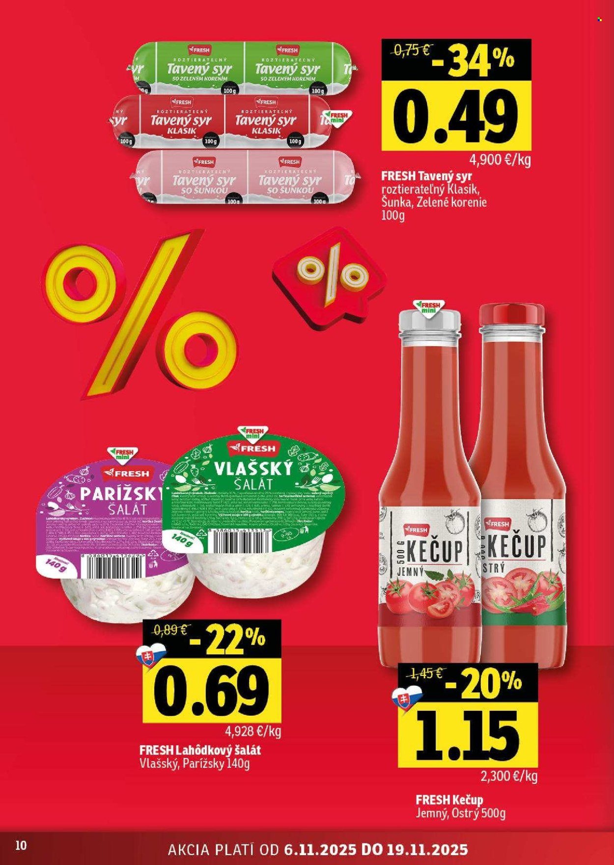 FRESH leták - Stredné a západné Slovensko (2025-11-06 - 2025-11-19) | 10