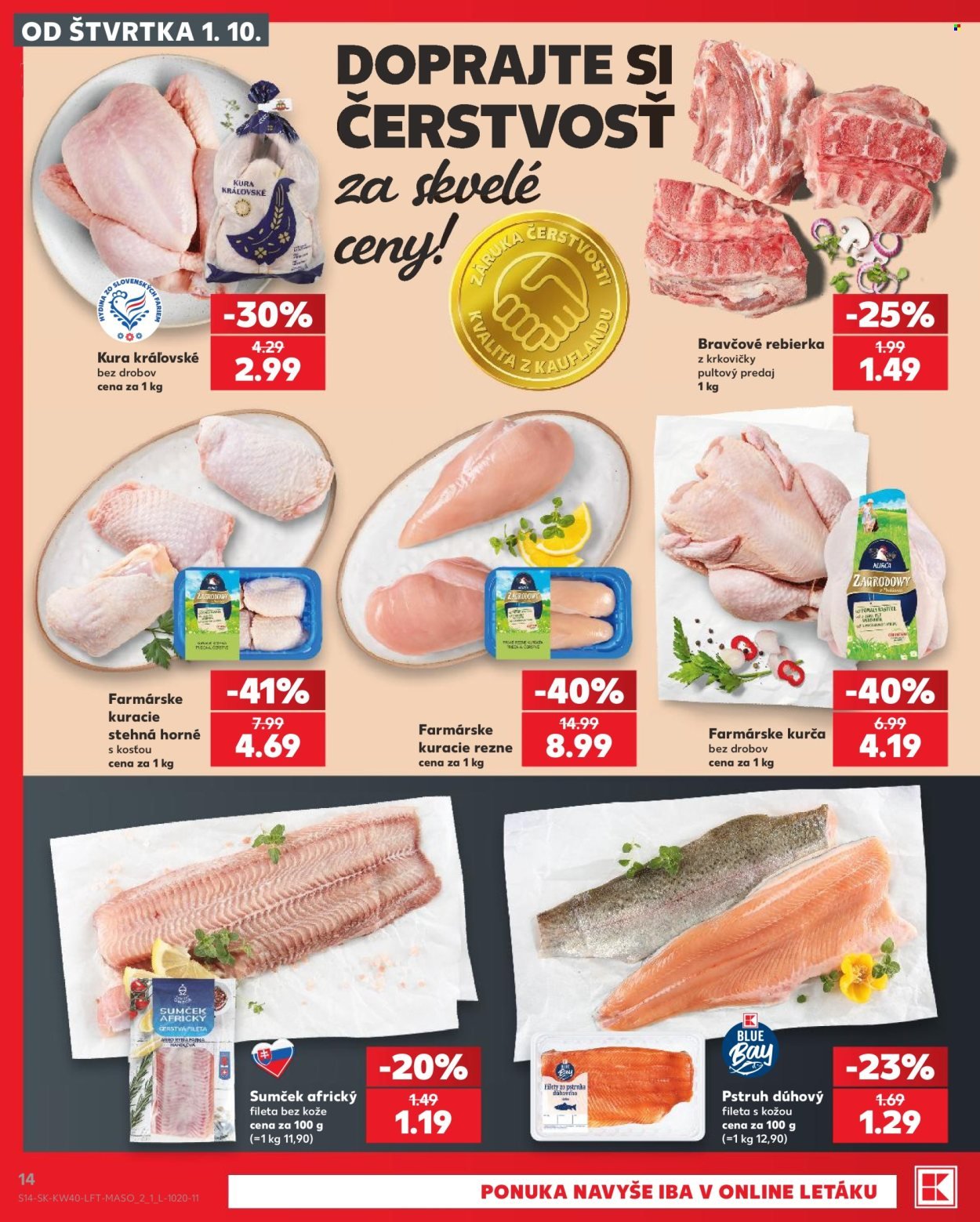 KAUFLAND leták - Od štvrtka 1.10.2026
