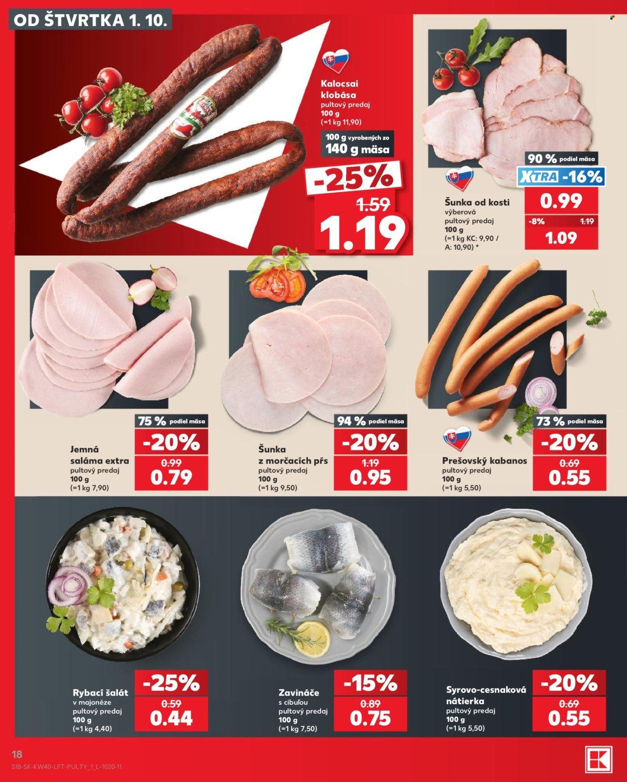 KAUFLAND leták - Od štvrtka 1.10.2026