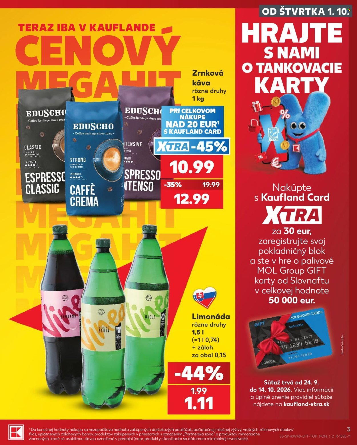 KAUFLAND leták - Od štvrtka 1.10.2026
