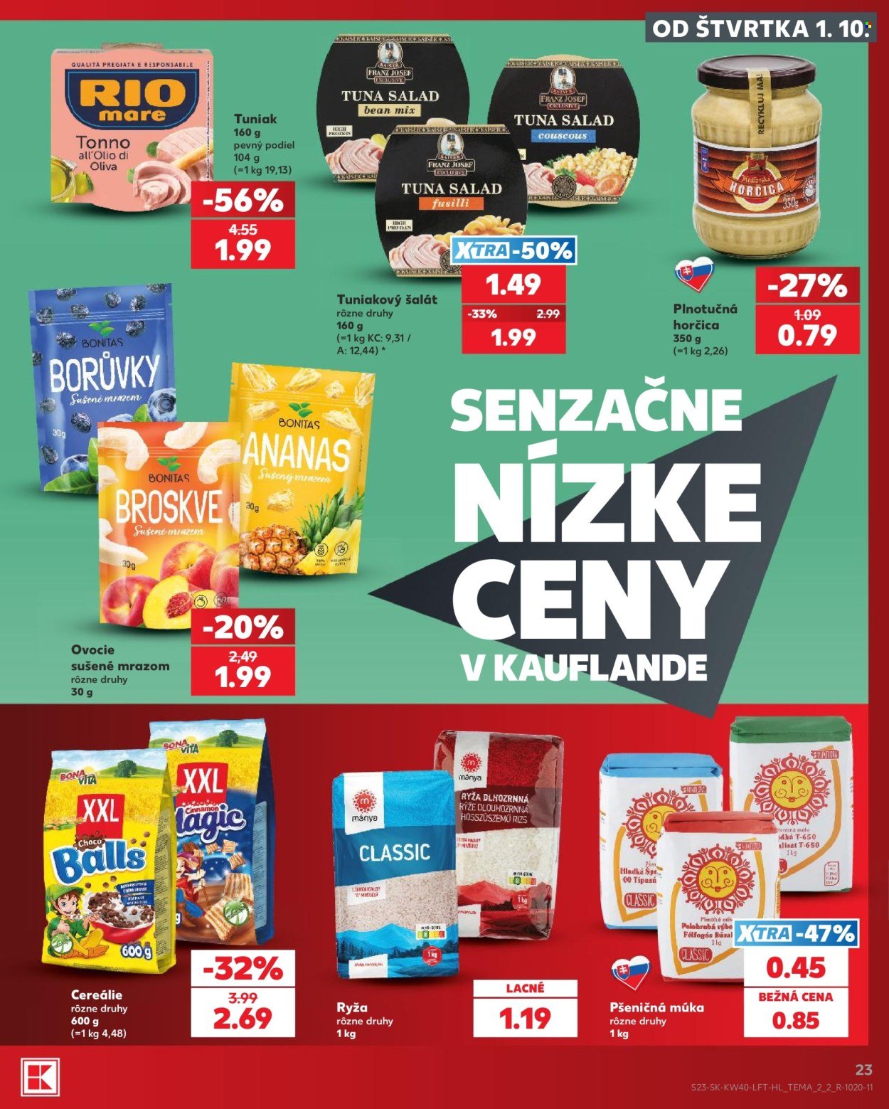 KAUFLAND leták - Od štvrtka 1.10.2026