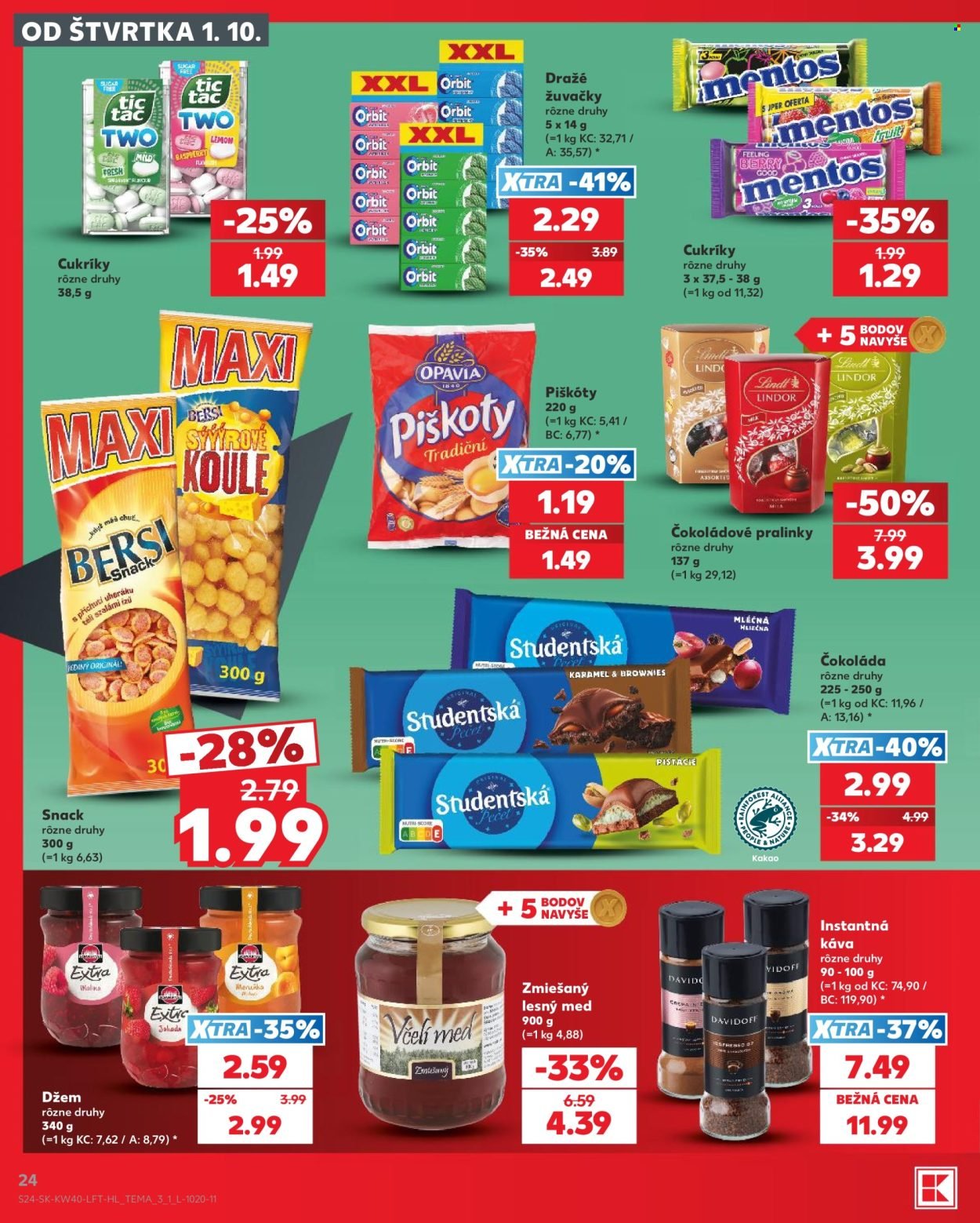 KAUFLAND leták - Od štvrtka 1.10.2026
