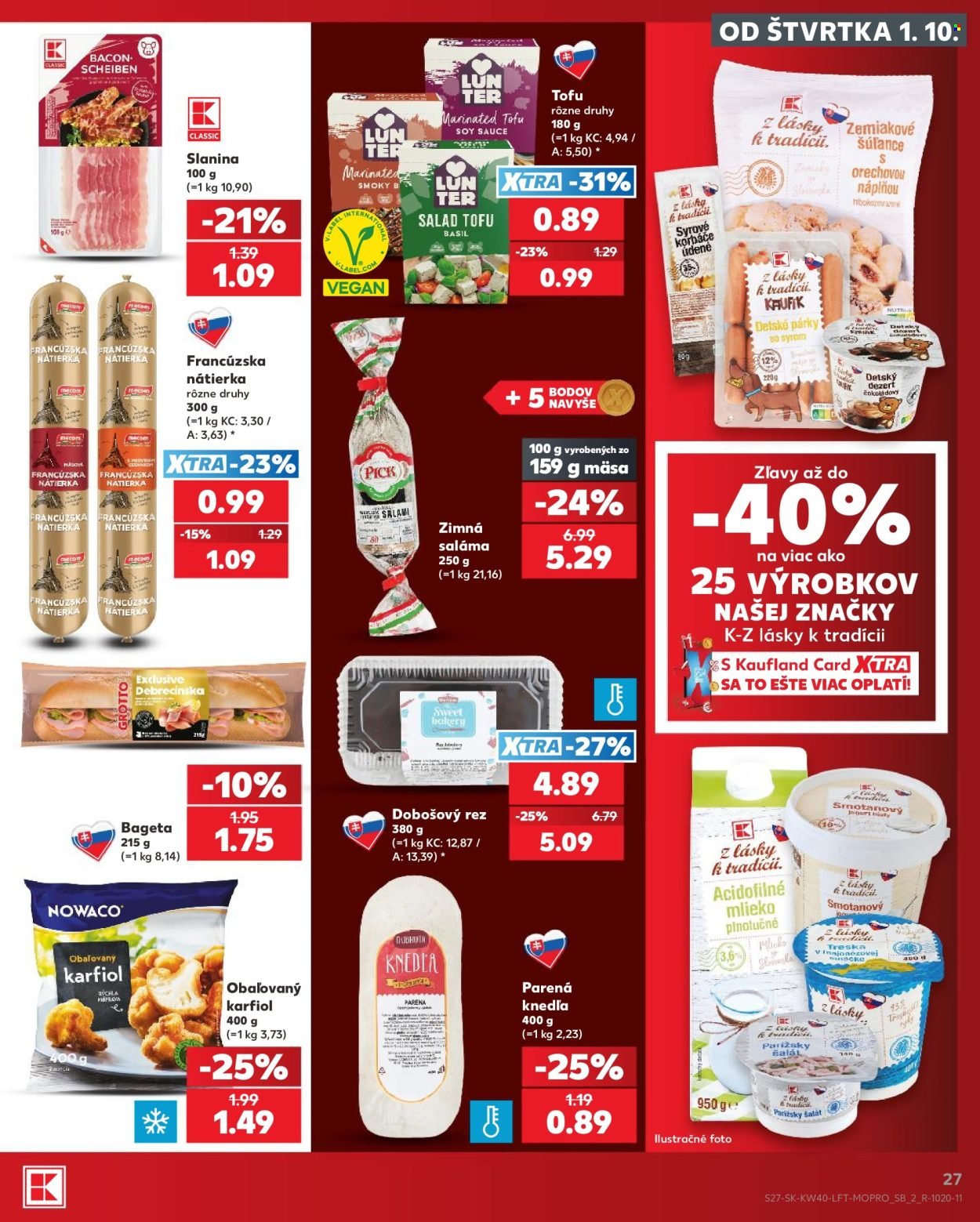 KAUFLAND leták - Od štvrtka 1.10.2026