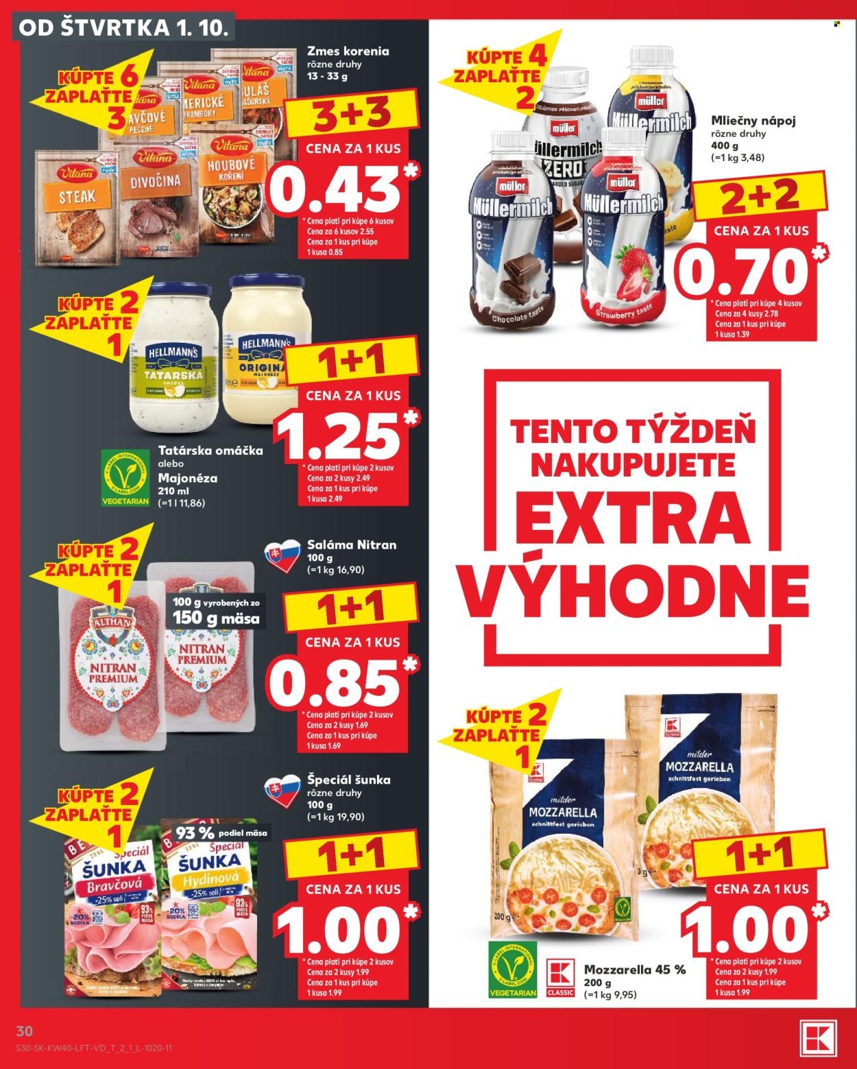 KAUFLAND leták - Od štvrtka 1.10.2026