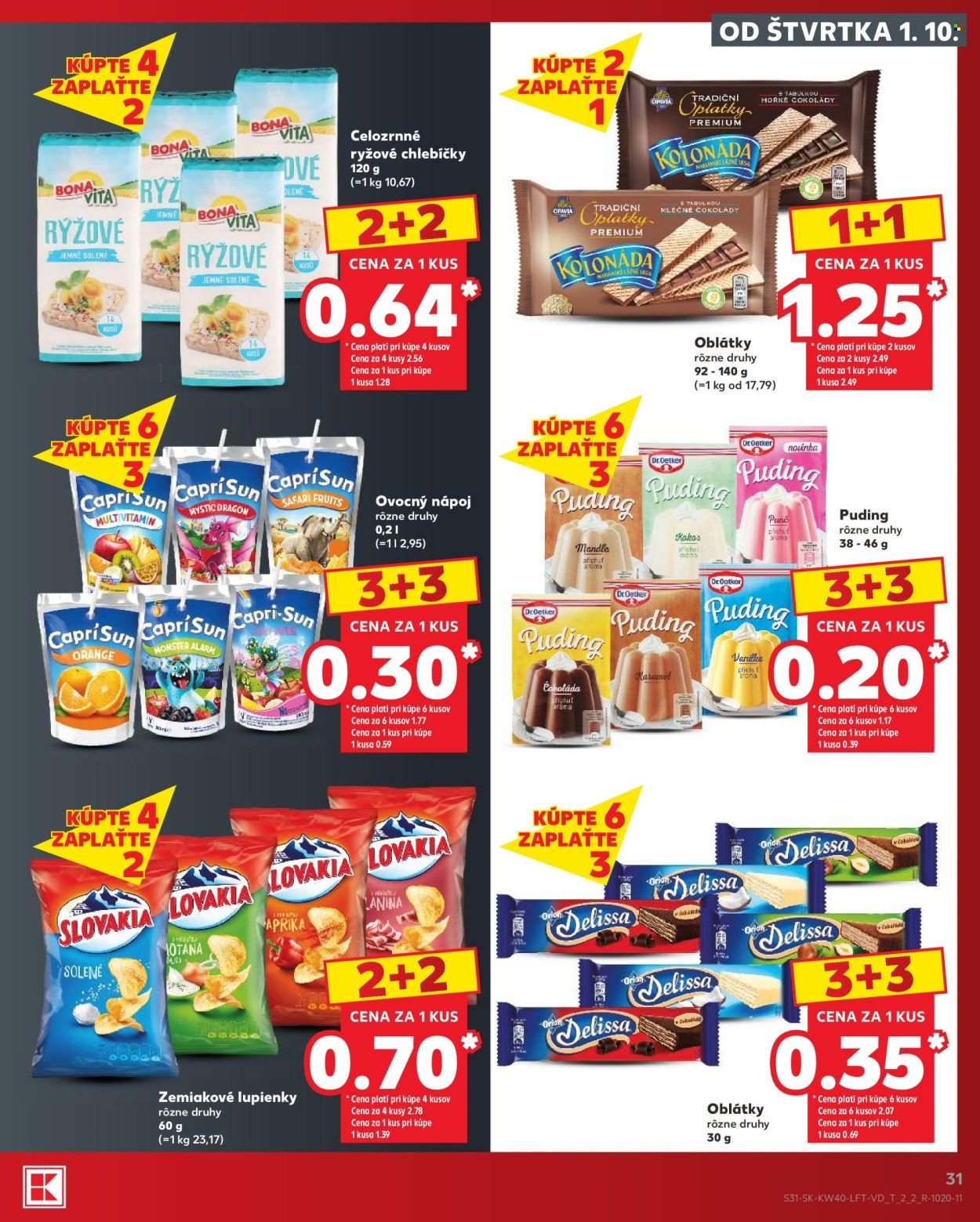 KAUFLAND leták - Od štvrtka 1.10.2026