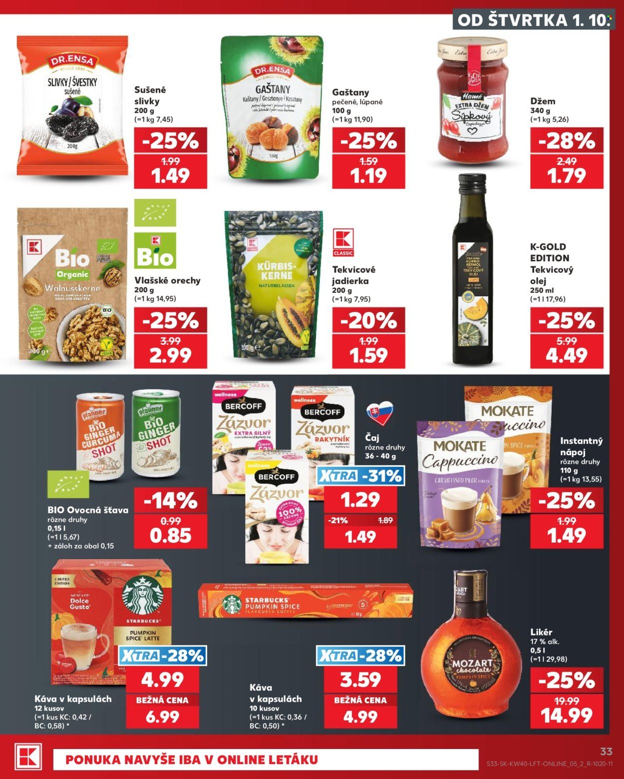 KAUFLAND leták - Od štvrtka 1.10.2026