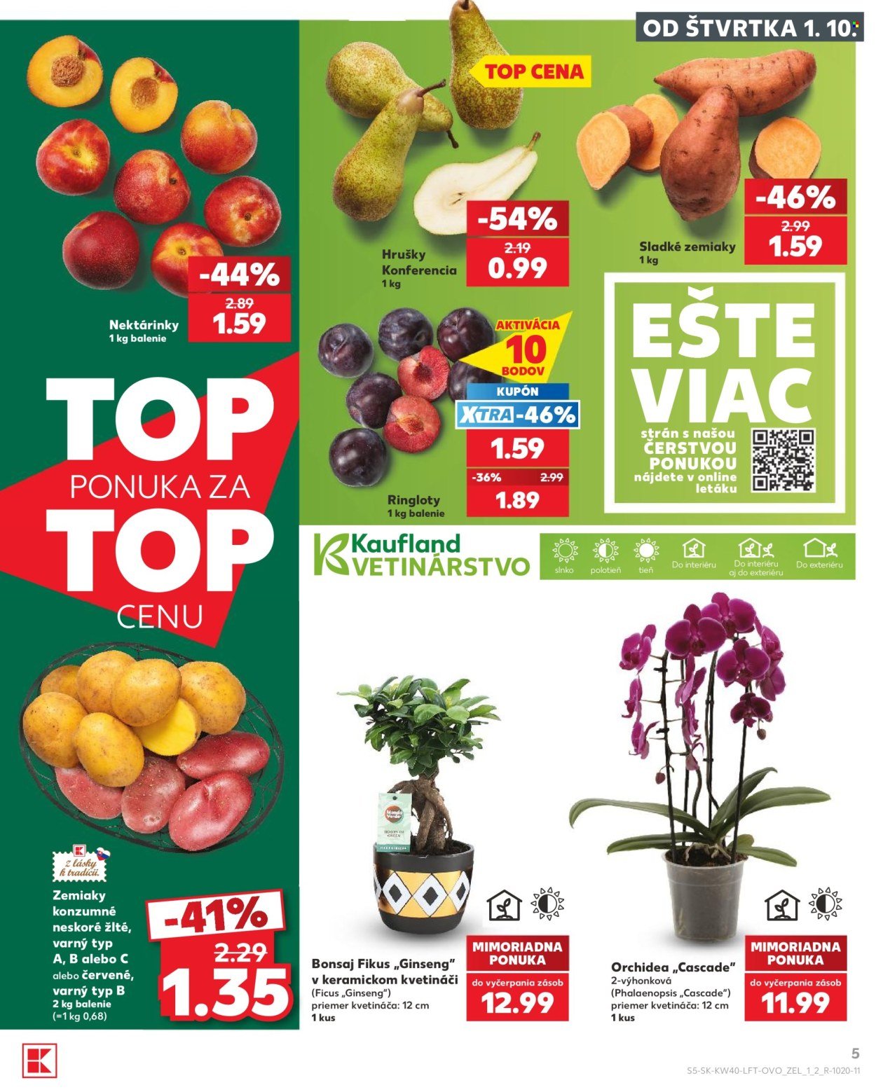 KAUFLAND leták - Od štvrtka 1.10.2026