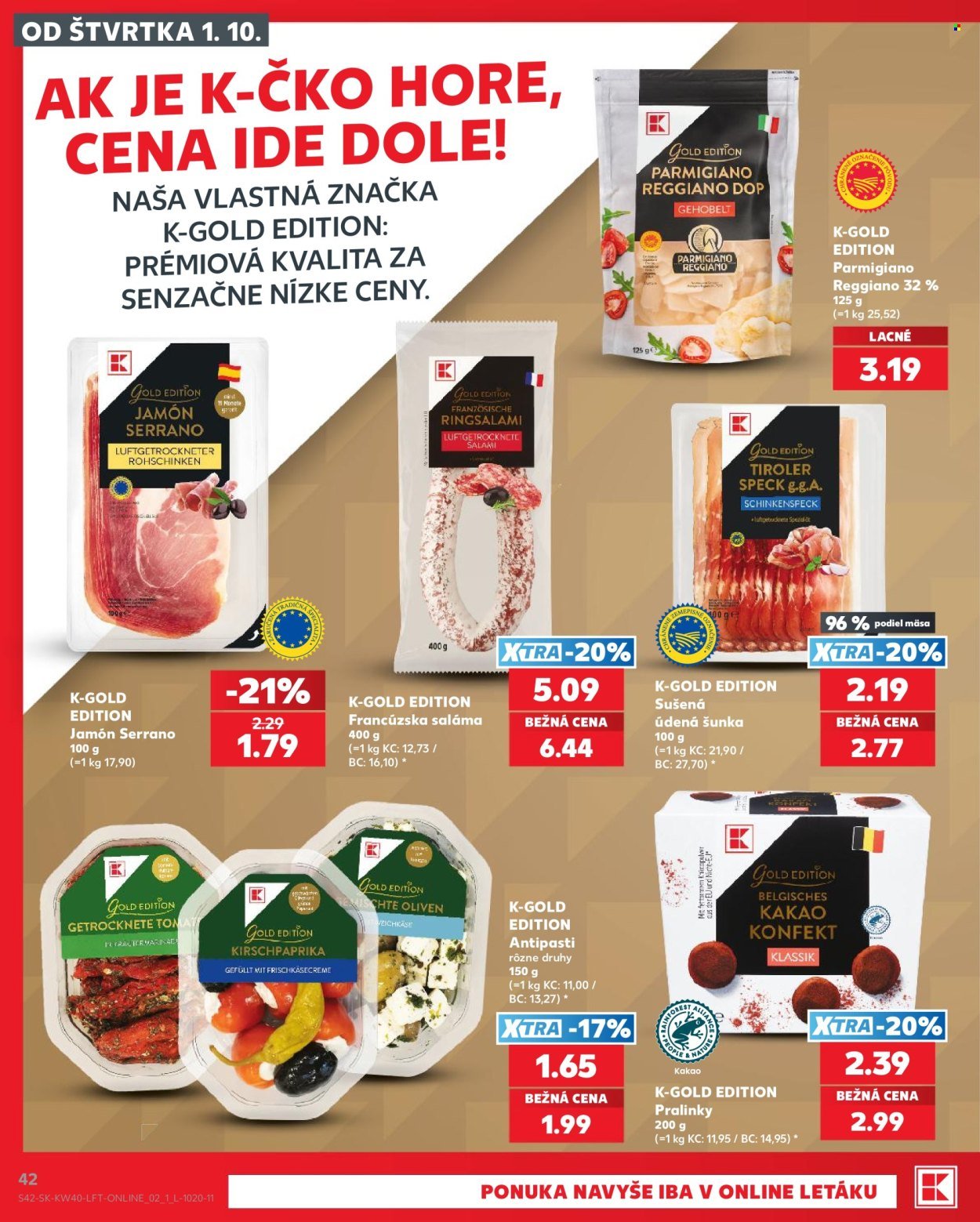 KAUFLAND leták - Od štvrtka 1.10.2026