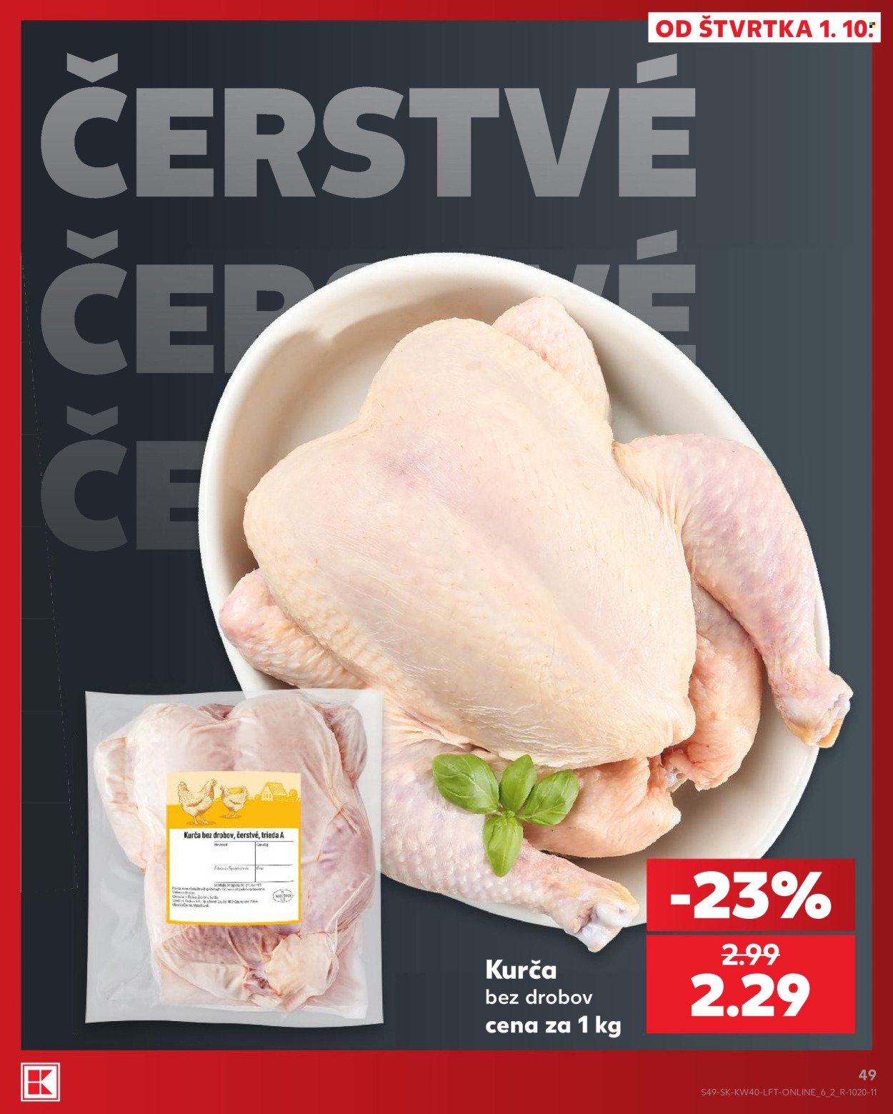 KAUFLAND leták - Od štvrtka 1.10.2026