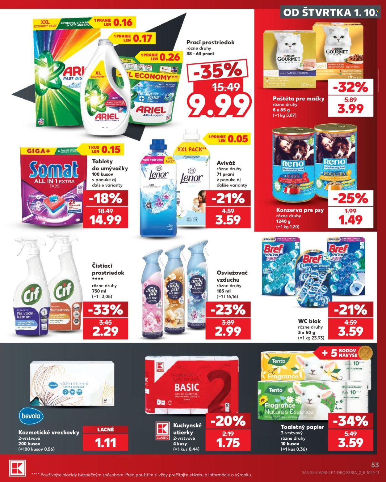 KAUFLAND leták - Od štvrtka 1.10.2026