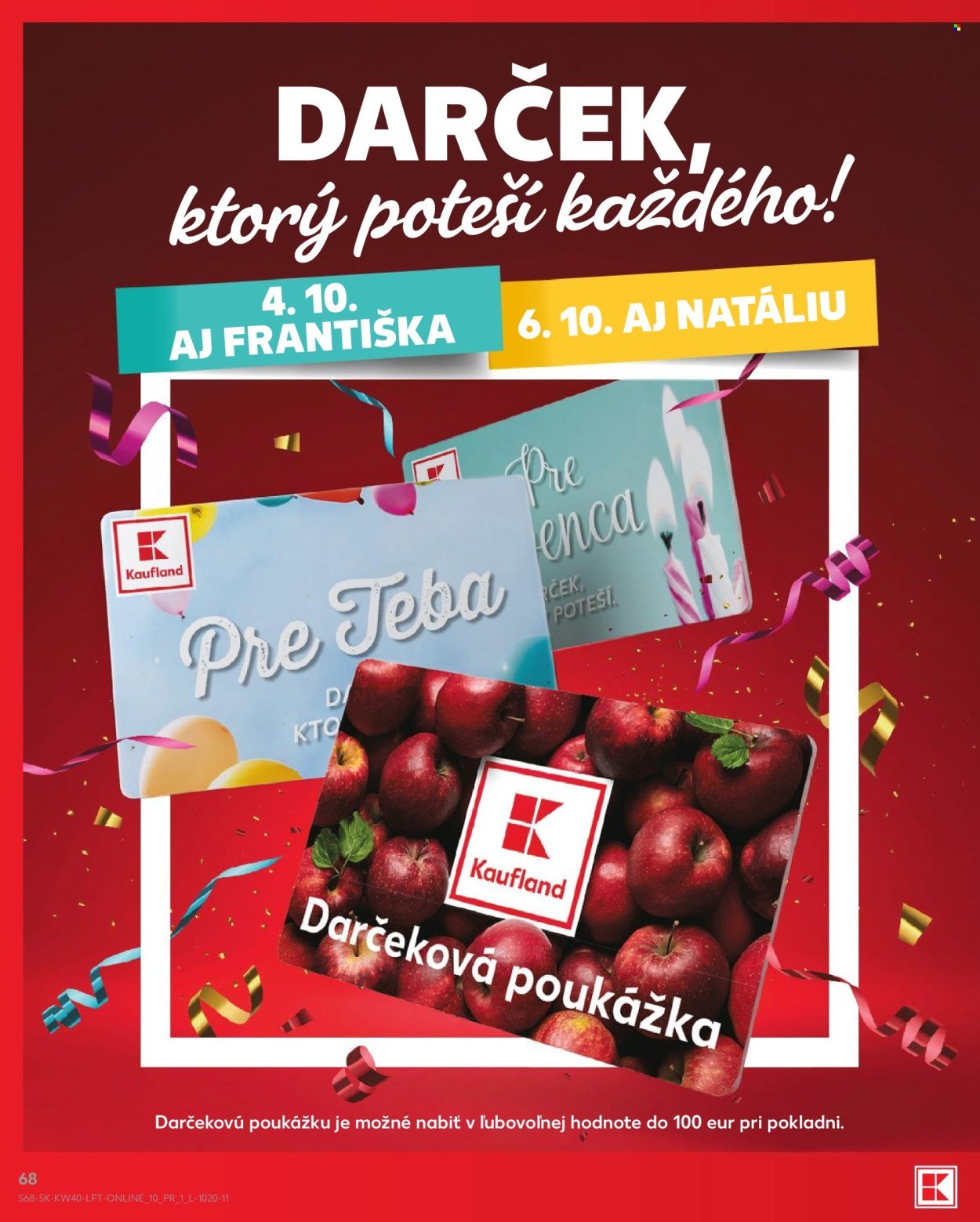 KAUFLAND leták - Od štvrtka 1.10.2026