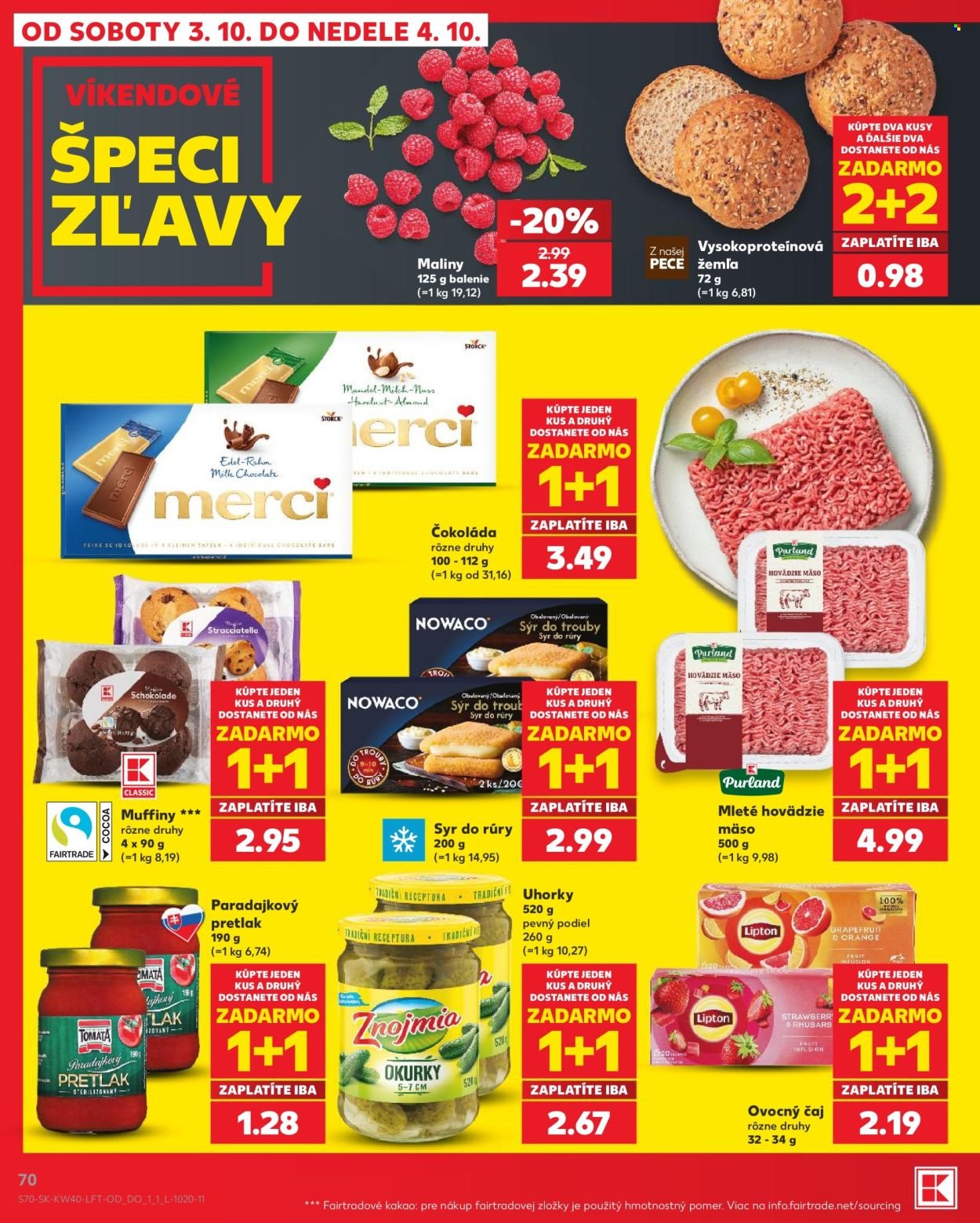 KAUFLAND leták - Od štvrtka 1.10.2026