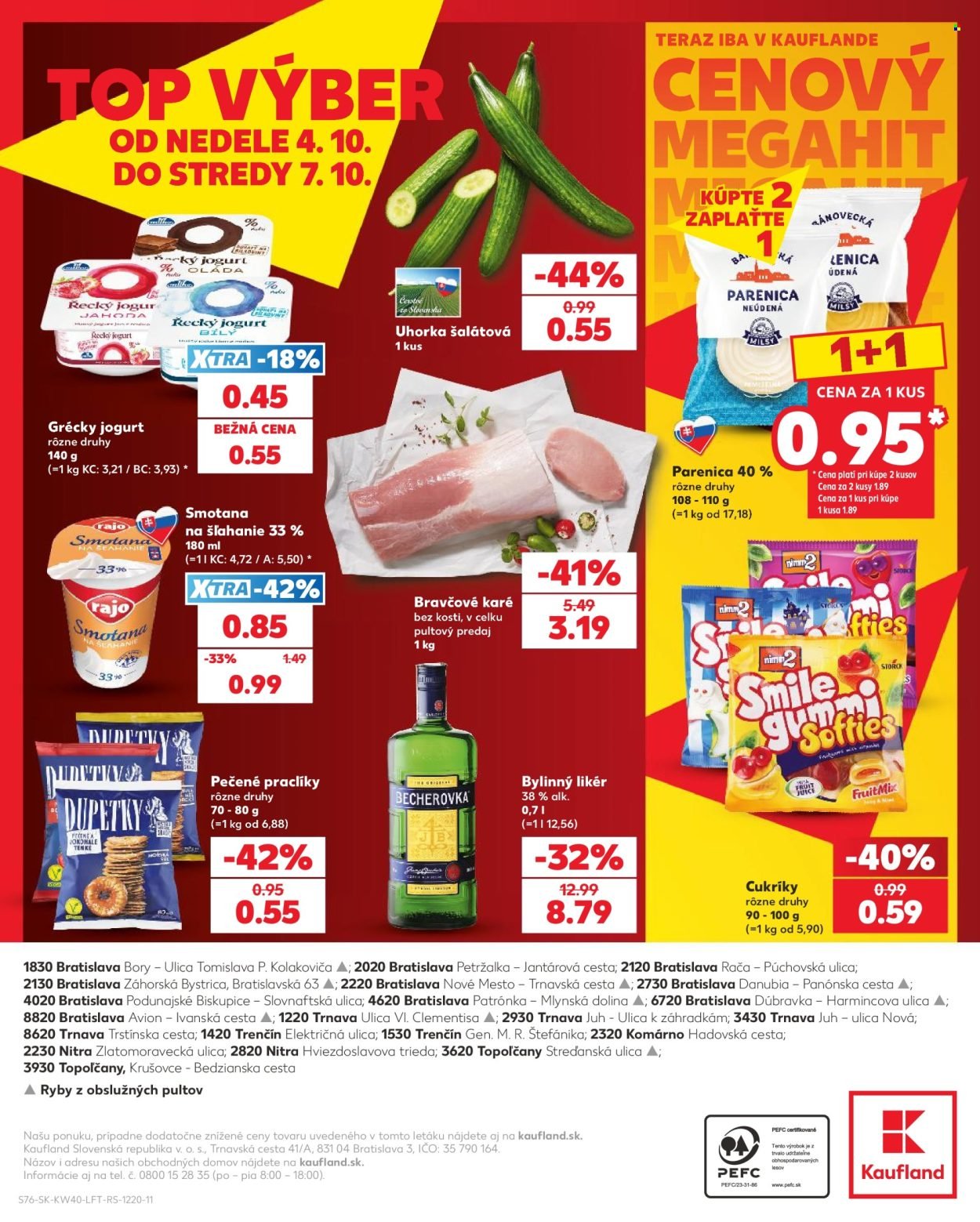 KAUFLAND leták - Od štvrtka 1.10.2026