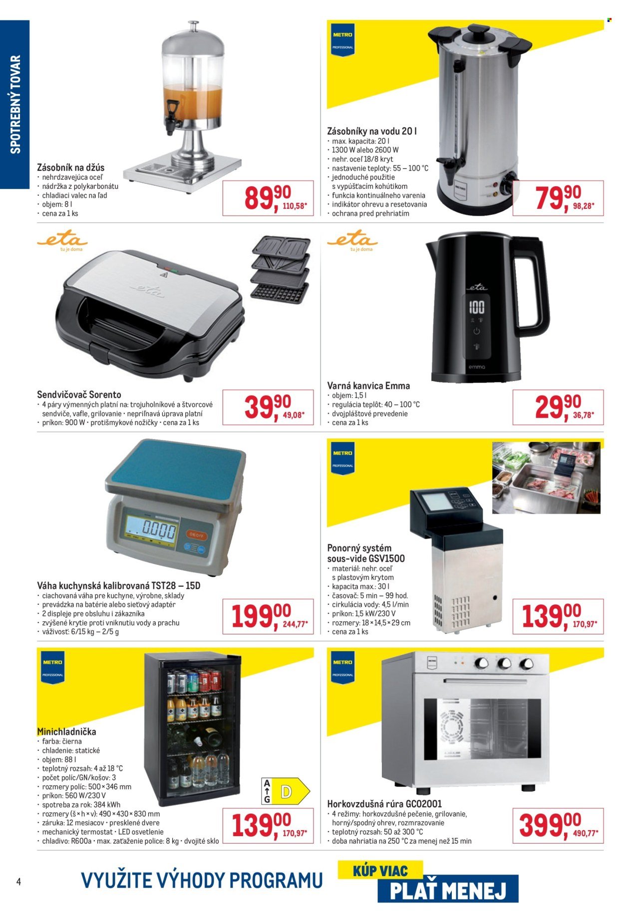 METRO leták - Spotrebný tovar (2026-03-25 - 2026-04-07) | 4