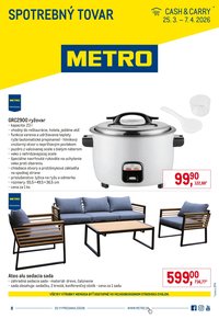 METRO leták - Spotrebný tovar (2026-03-25 - 2026-04-07)