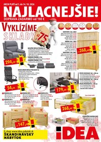 IDEA NÁBYTOK leták - Od štvrtka 1.10.2026