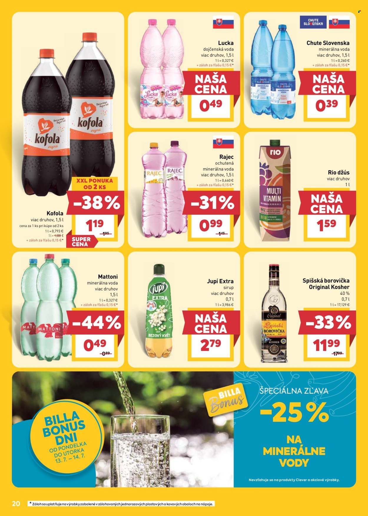 BILLA leták - Od stredy 8.7.2026