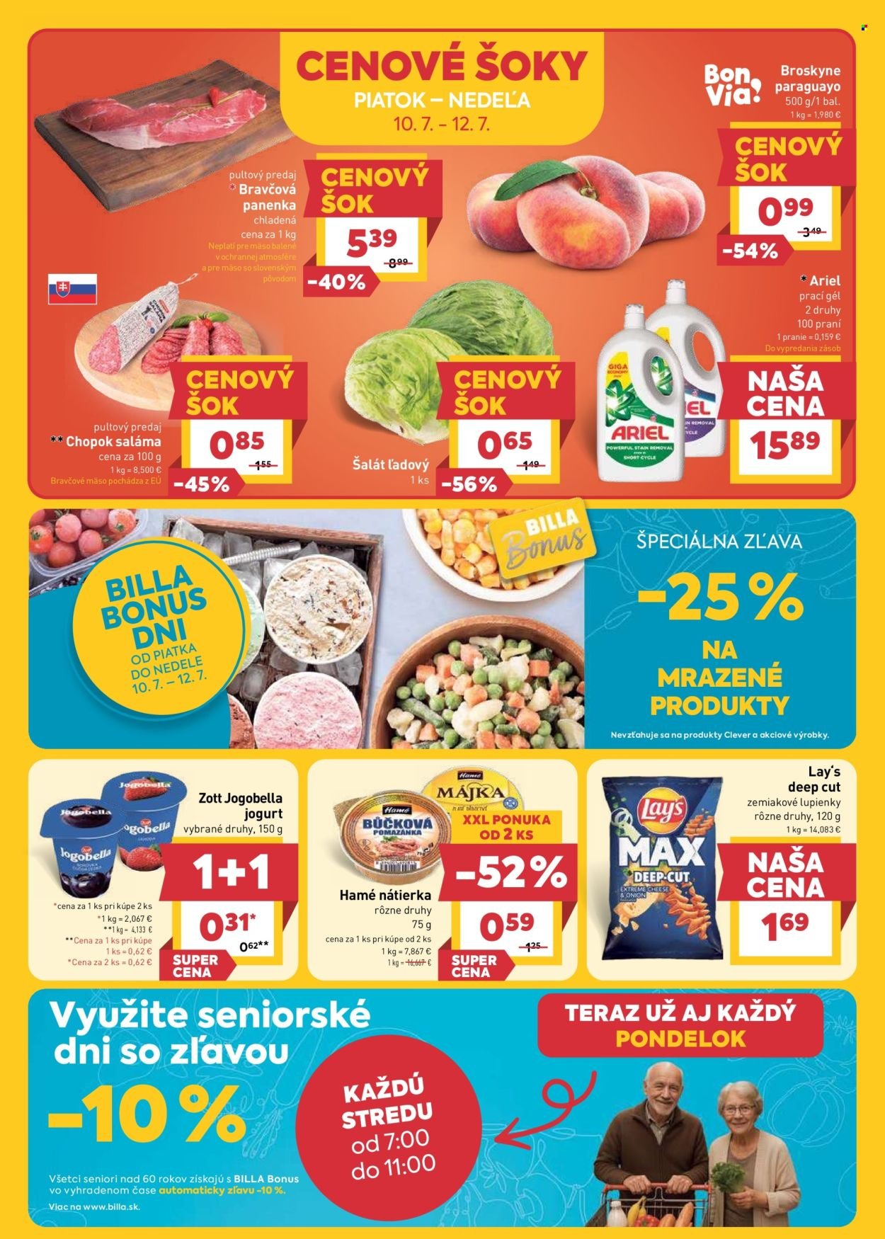 BILLA leták - Od stredy 8.7.2026