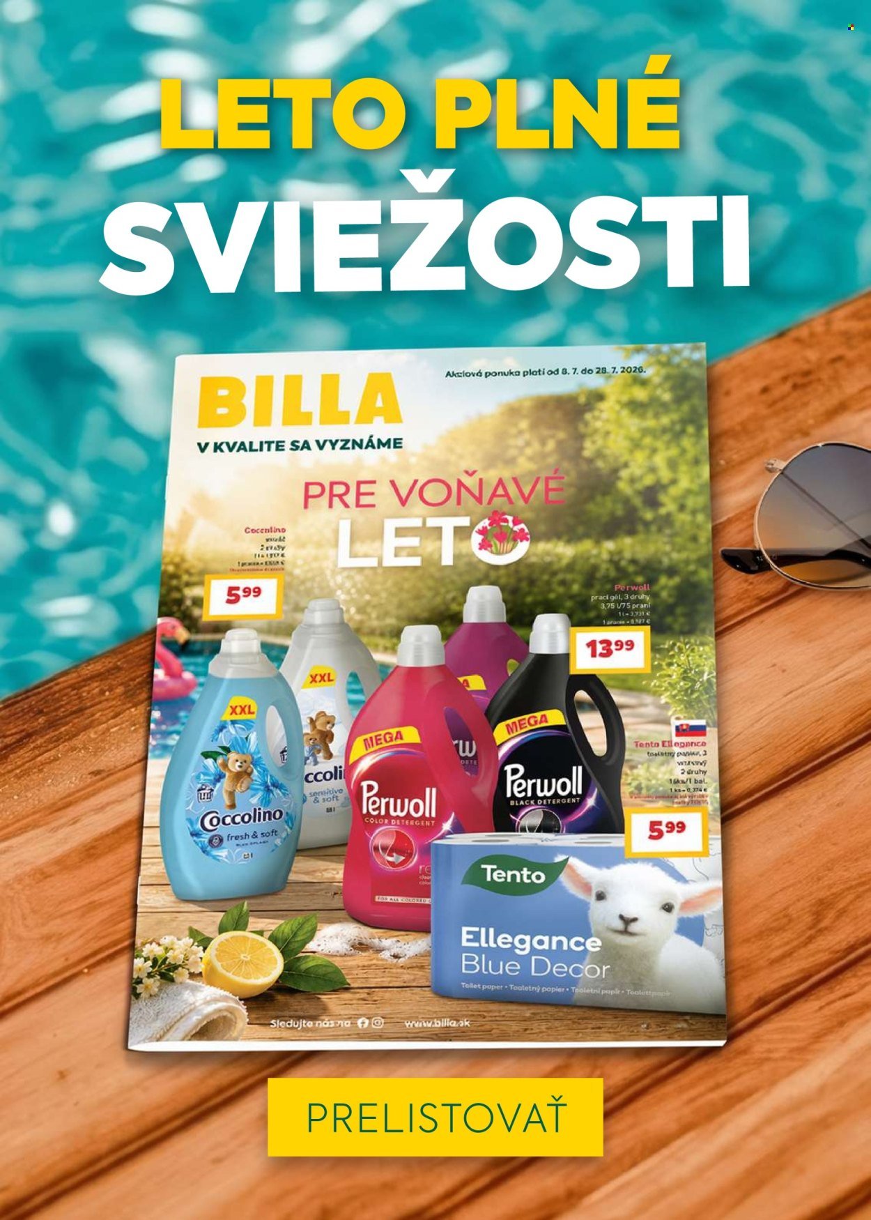 BILLA leták - Od stredy 8.7.2026