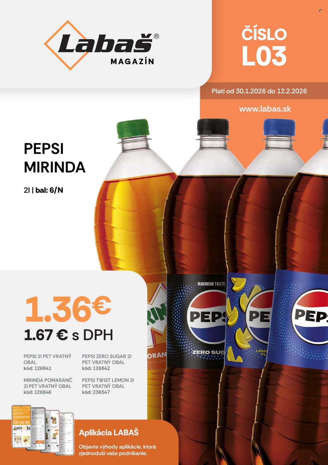 LABAŠ leták - Od piatka 30.1.2026 (2026-01-30 - 2026-02-12) | 1