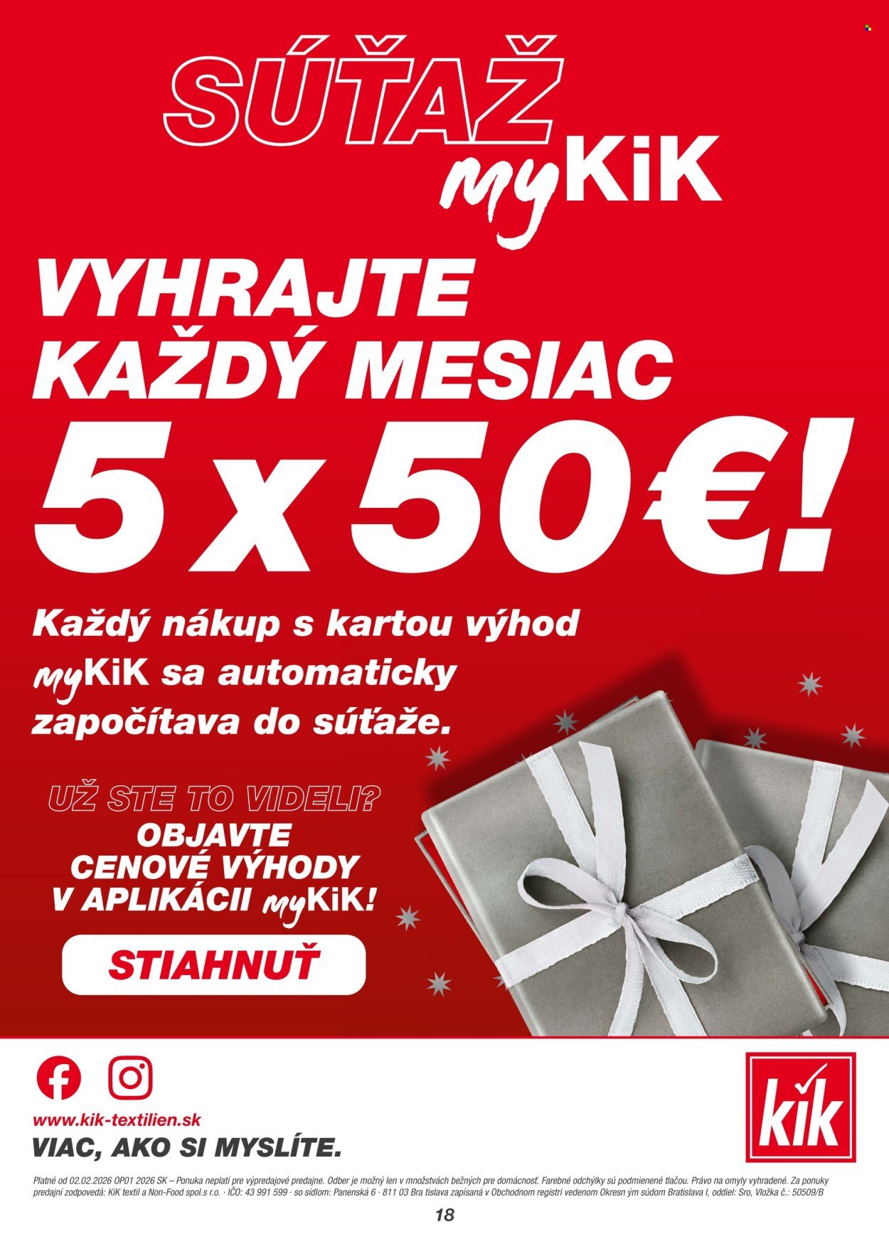 KIK leták - januári 2026 (2026-01-30) | 18