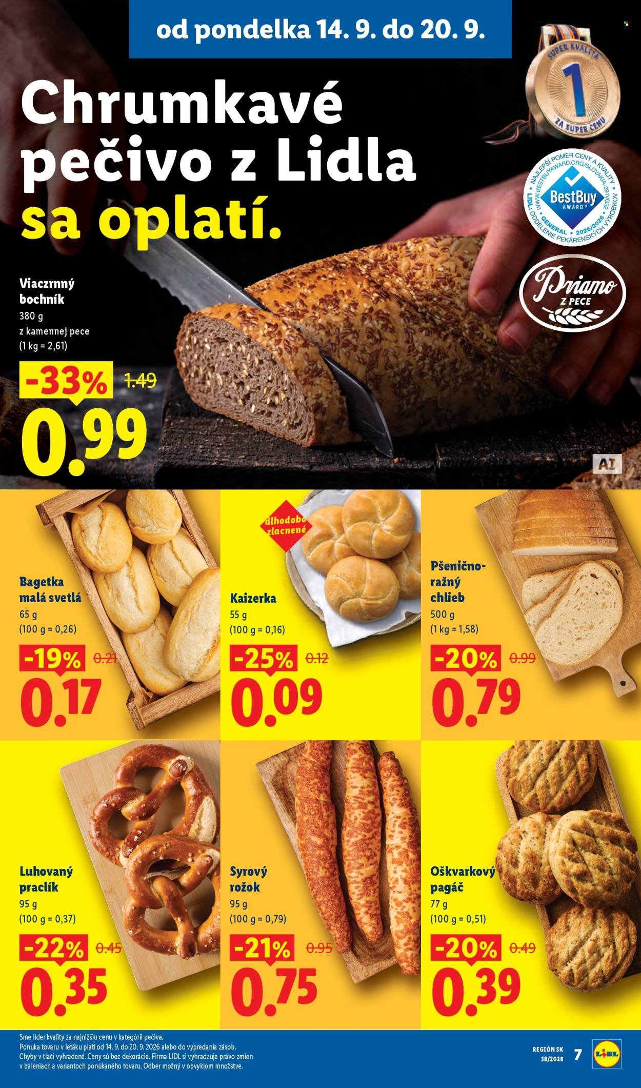LIDL leták - Od pondelka 14.9.2026