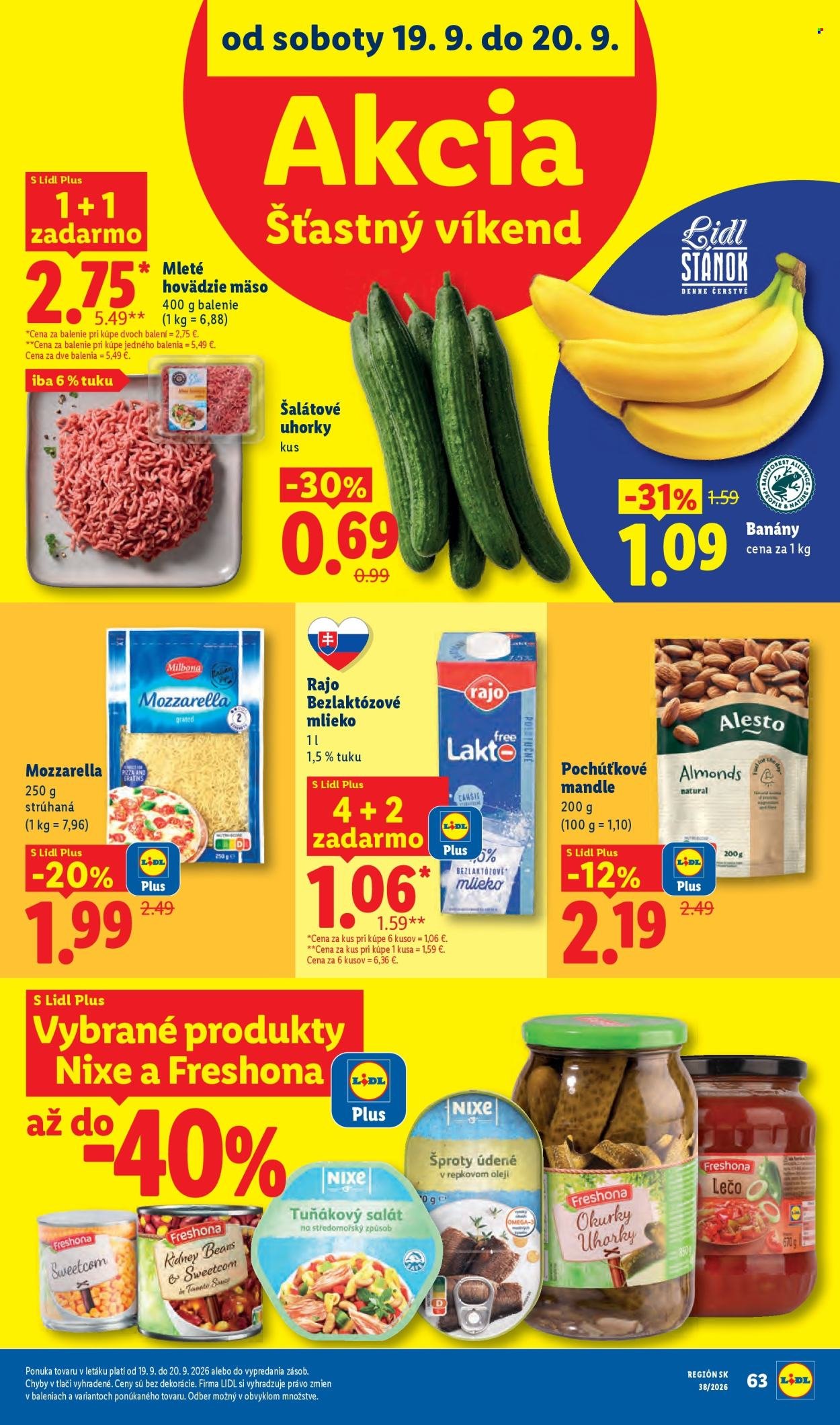 LIDL leták - Od pondelka 14.9.2026
