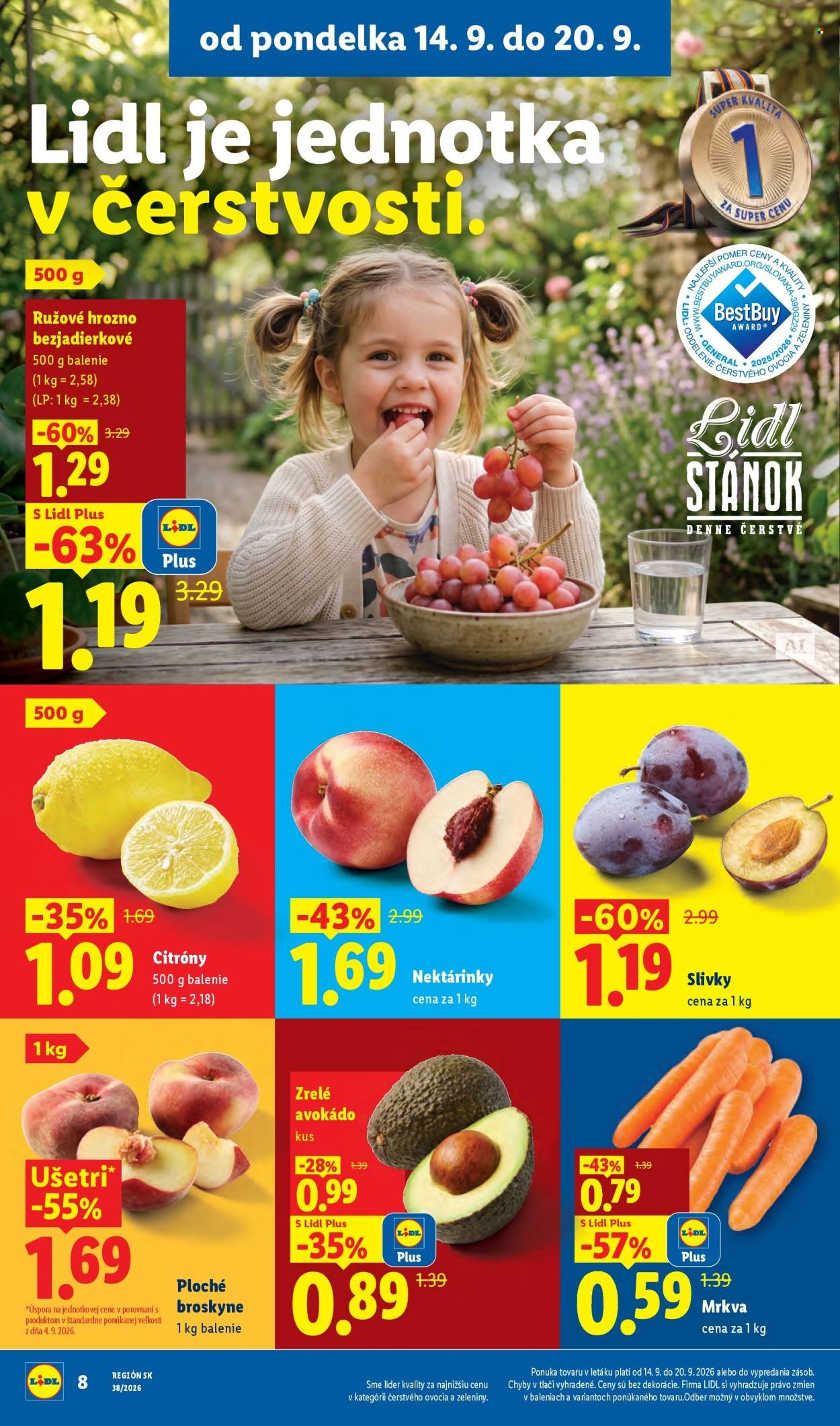 LIDL leták - Od pondelka 14.9.2026