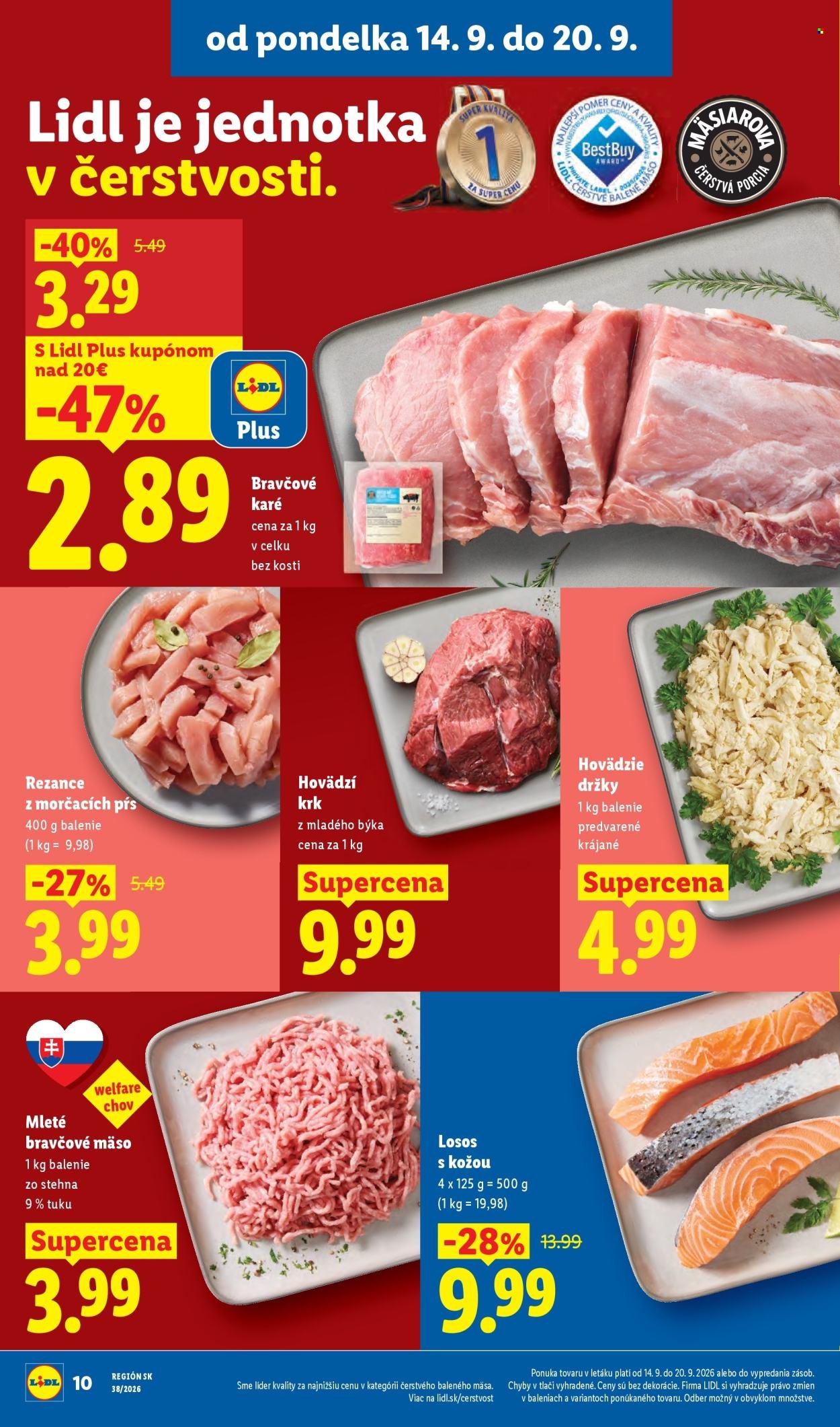 LIDL leták - Od pondelka 14.9.2026