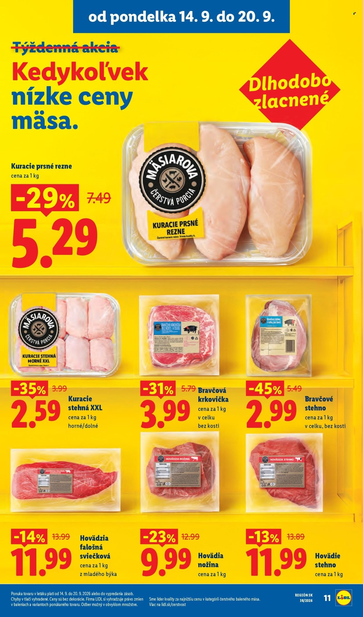 LIDL leták - Od pondelka 14.9.2026