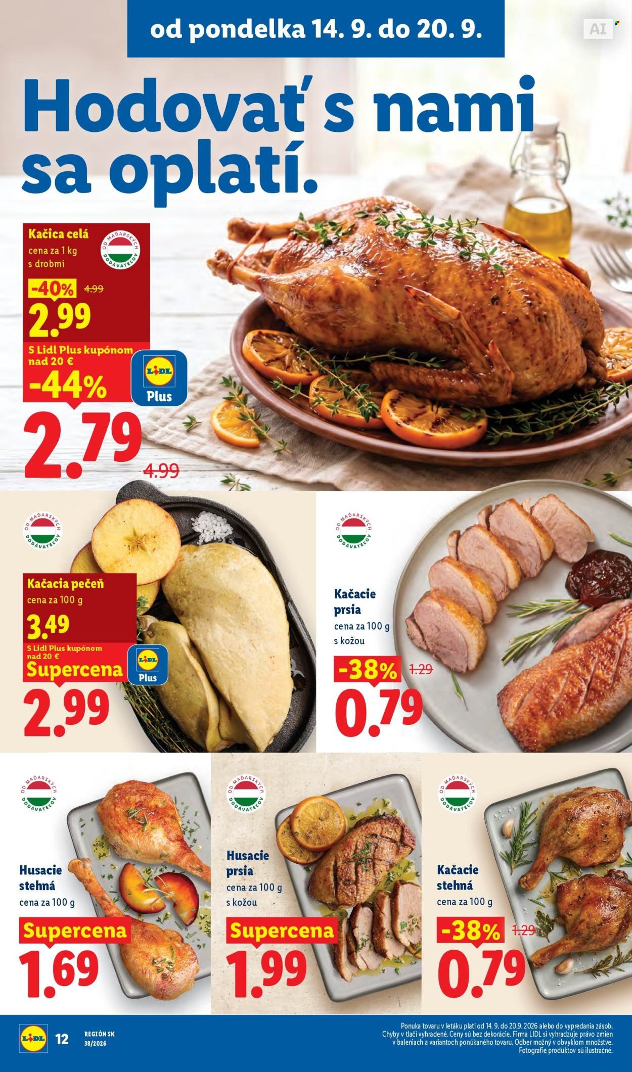 LIDL leták - Od pondelka 14.9.2026