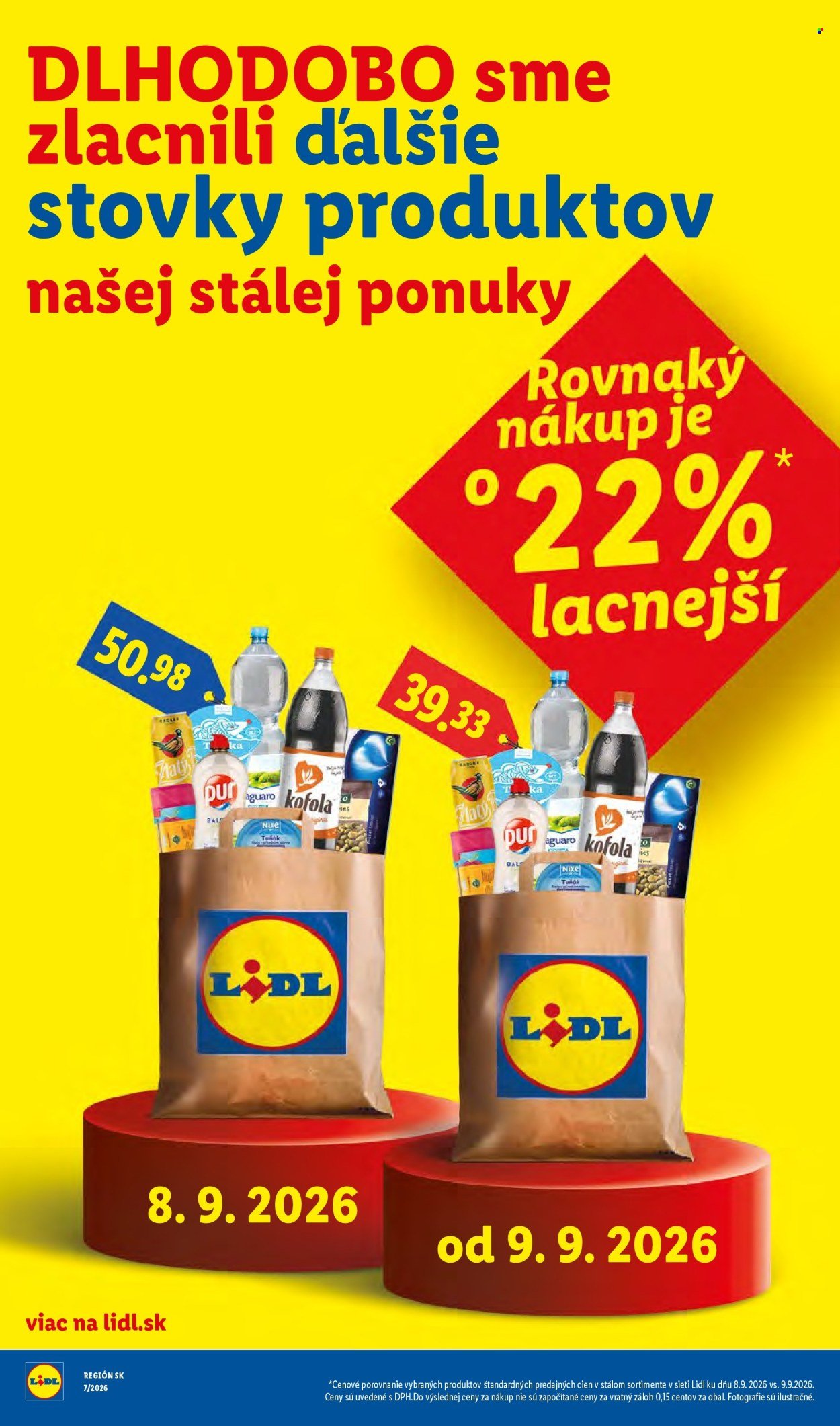 LIDL leták - Od pondelka 14.9.2026