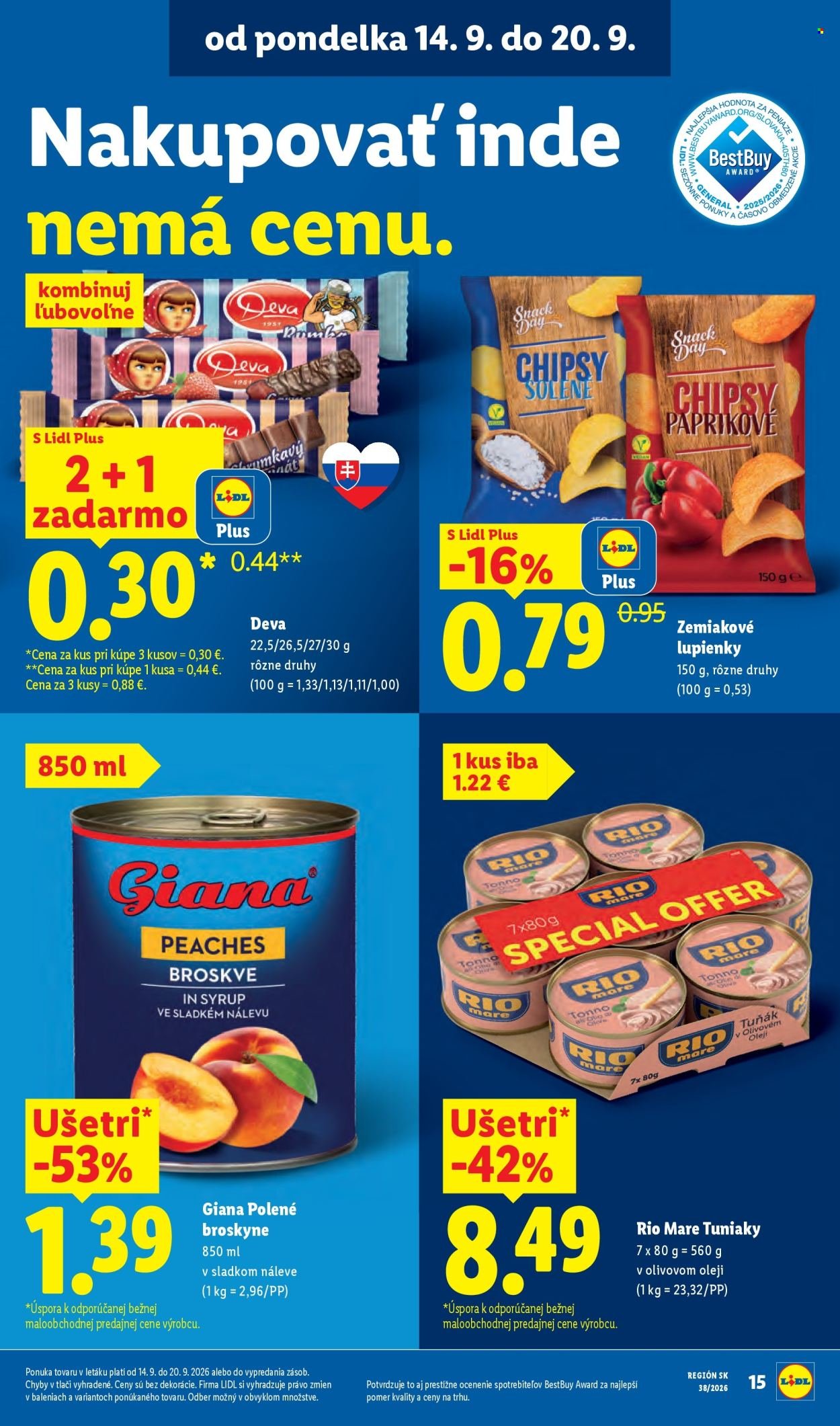 LIDL leták - Od pondelka 14.9.2026
