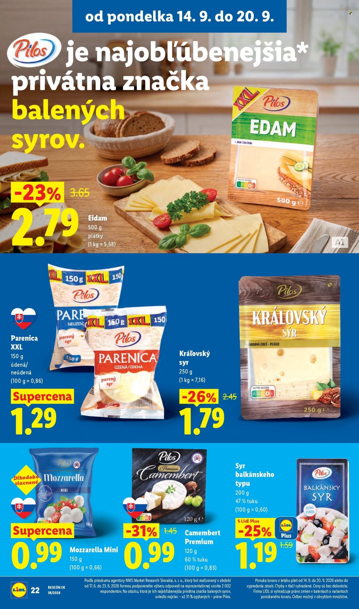 LIDL leták - Od pondelka 14.9.2026